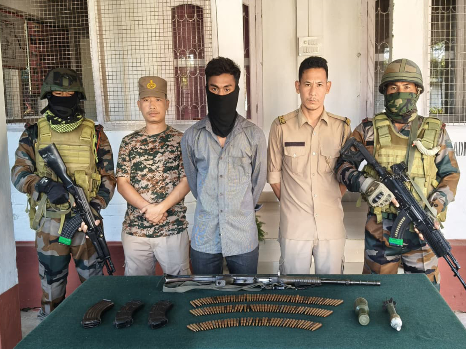 Assam Rifles apprehends Ulfa (I) cadre in Namsai (Photo: Assam Rifles)