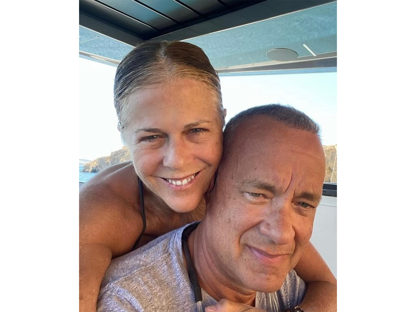 Tom Hanks with wife Rita Wilson (Photo/instagram/@tomhanks)
