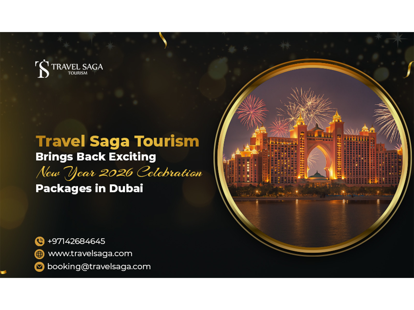 Travel Saga Tourism Brings Back Exciting New Year 2026 Celebration Packages in Dubai