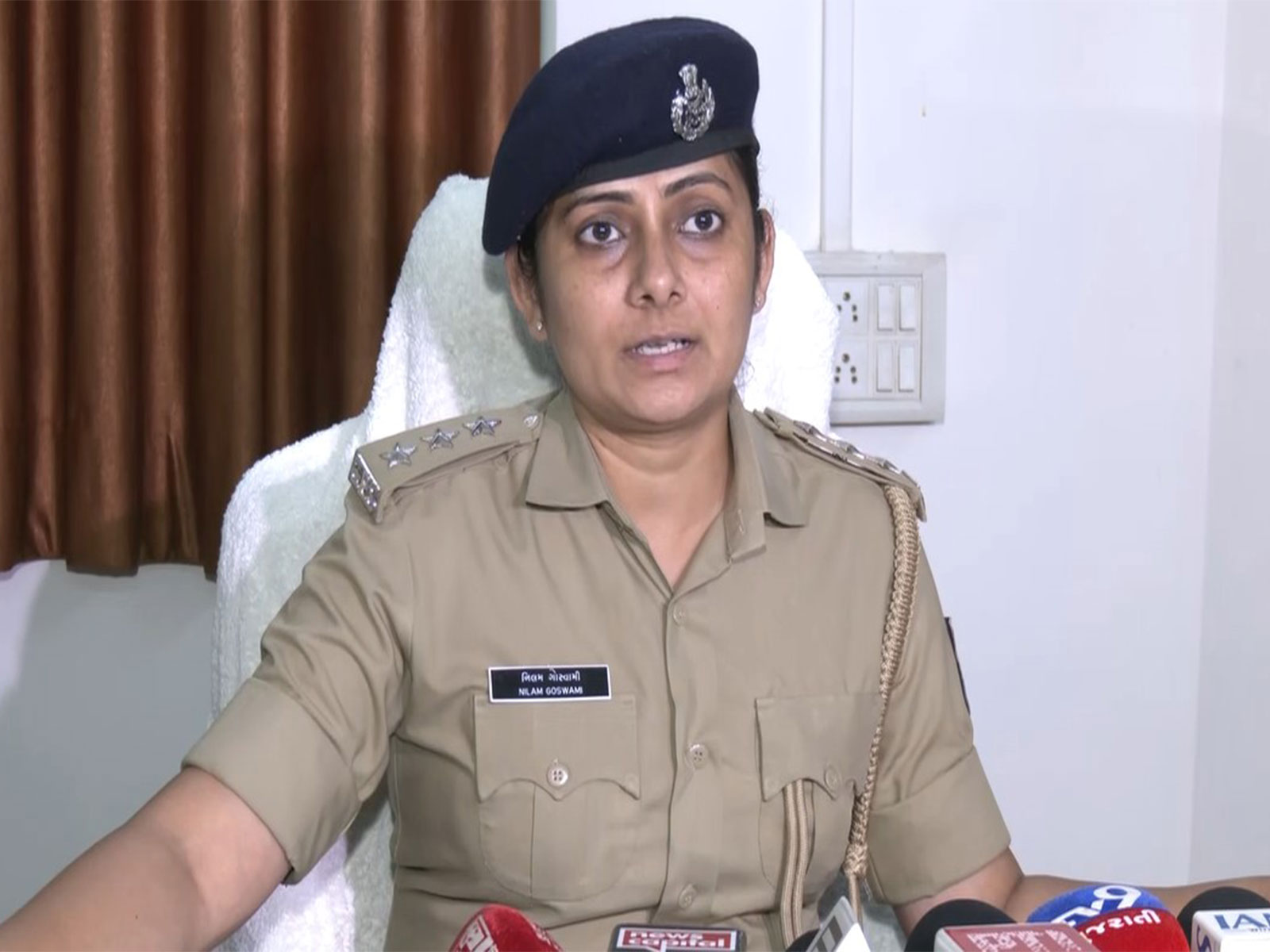 Nilam Goswami, DYSP, Ahemdabad Police (Photo/ANI)