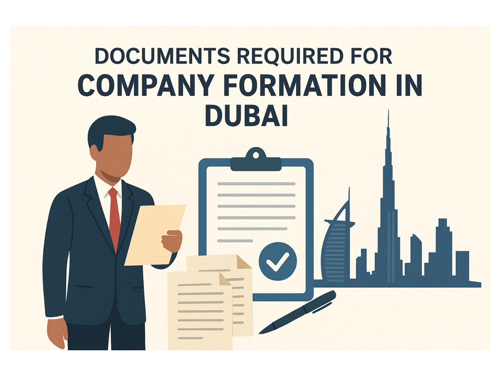 Documents Required for Company Formation in Dubai