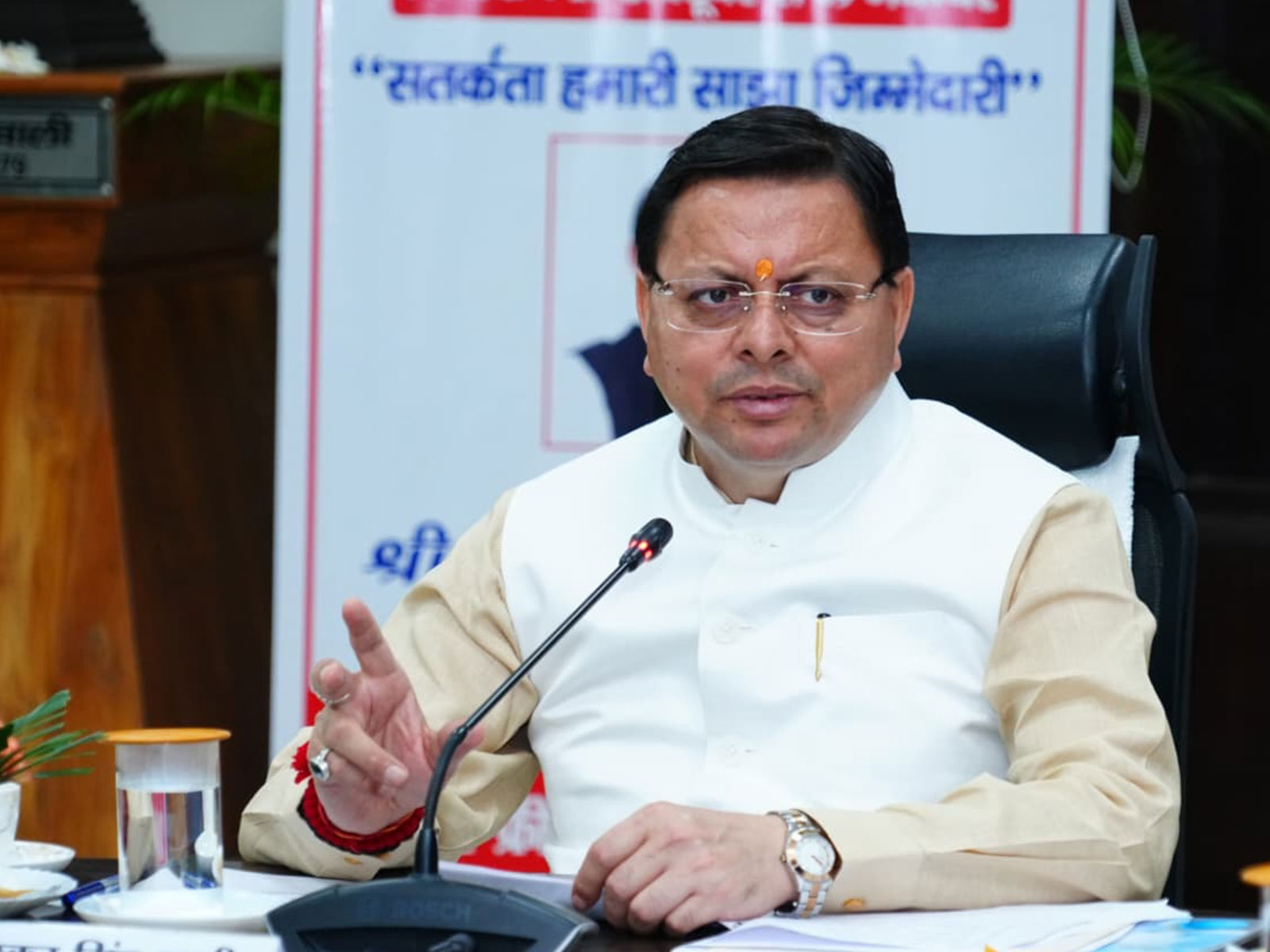 Uttarakhand Chief Minister Pushkar Singh Dhami. (Photo/ANI)