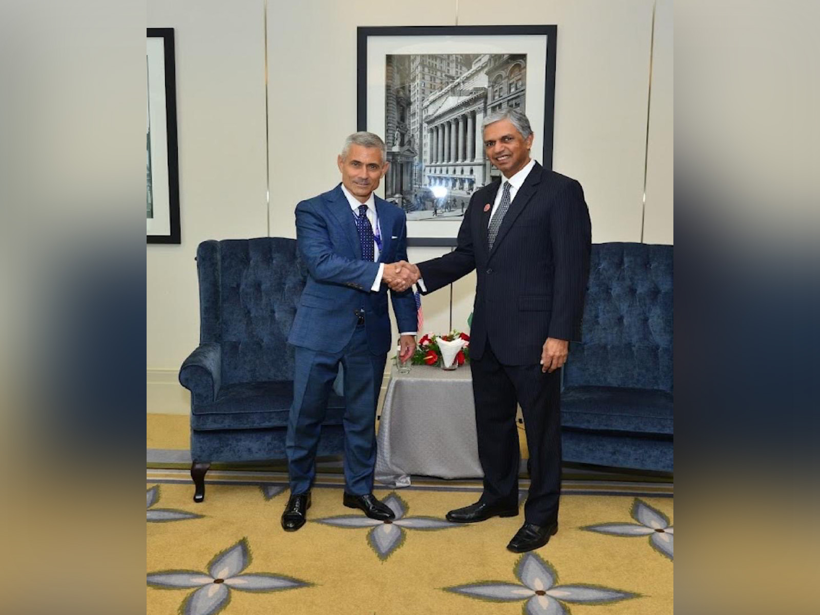 MEA Secy Kumaran meets US Assistant Secy for SCA Kapur in Kuala Lumpur (Photo/X@MEAIndia)