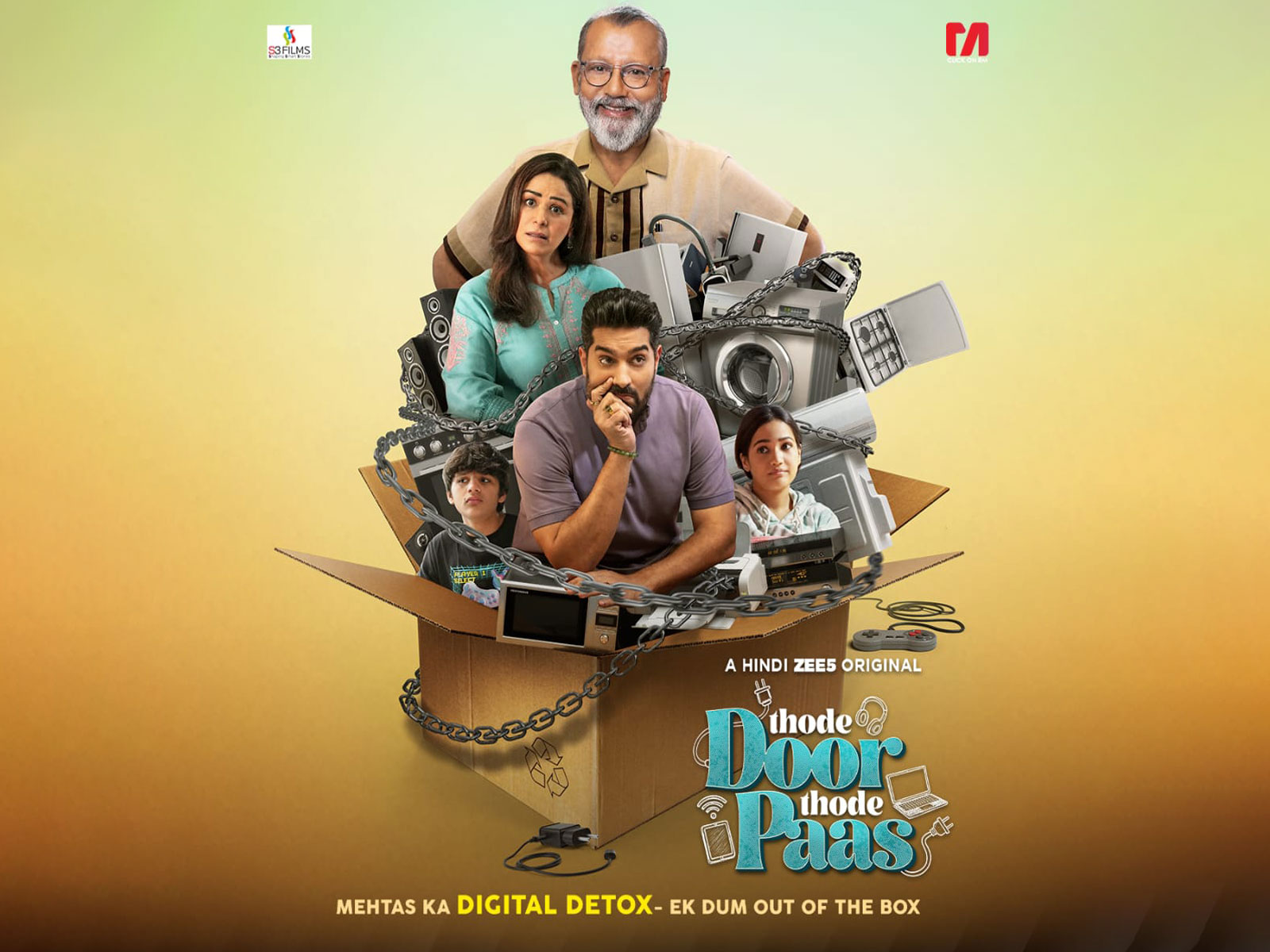 Poster of 'Thode Door Thode Paas' (Image source:ZEE5)