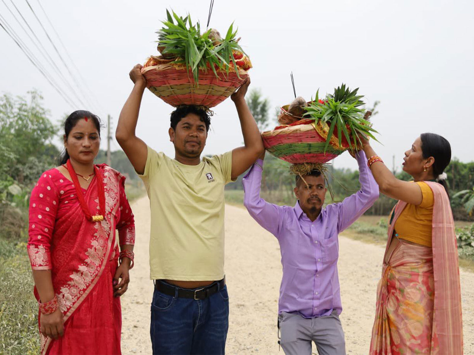 Devotees in southern plains of Nepal pray for end of disasters as they observe Chhath—benediction of the Sun (Photo/ANI) Devotees in southern plains of Nepal pray for end of disasters as they observe Chhath—benediction of the Sun (Photo/ANI)