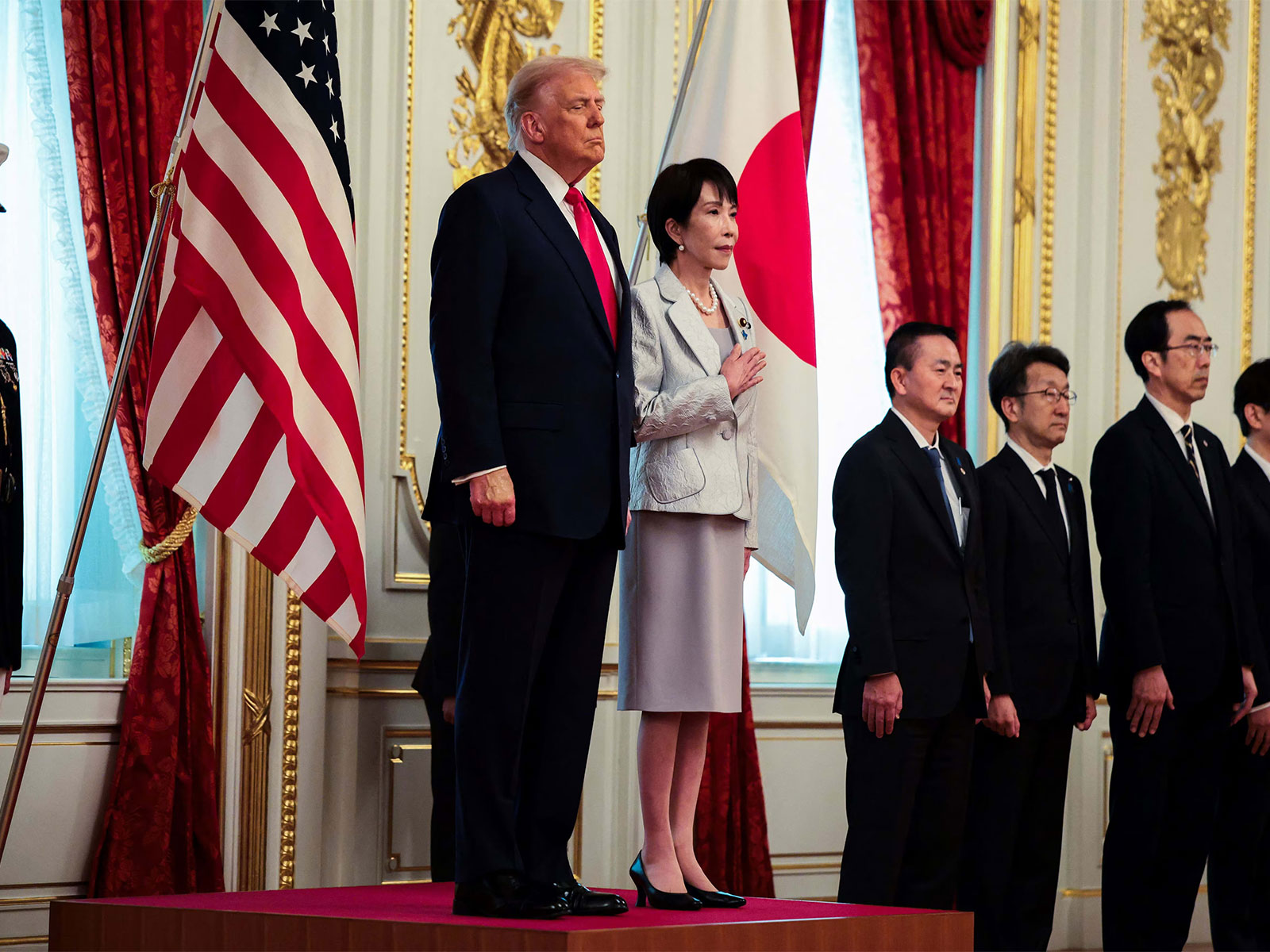US President Donald Trump with Japan’s Prime Minister Sanae Takaichi. (Photo/Reuters) US President Donald Trump with Japan’s Prime Minister Sanae Takaichi. (Photo/Reuters)