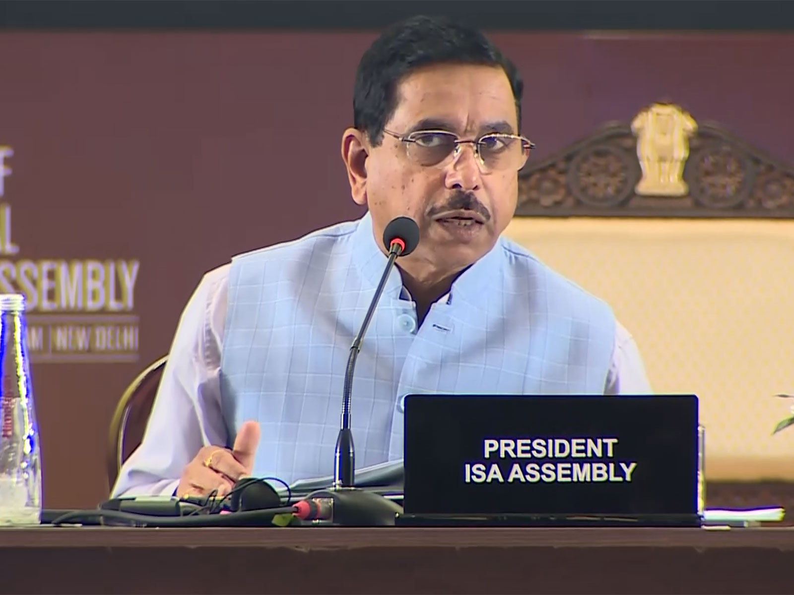 Pralhad Joshi, Union Minister for New and Renewable Energy (Photo/ANI) 