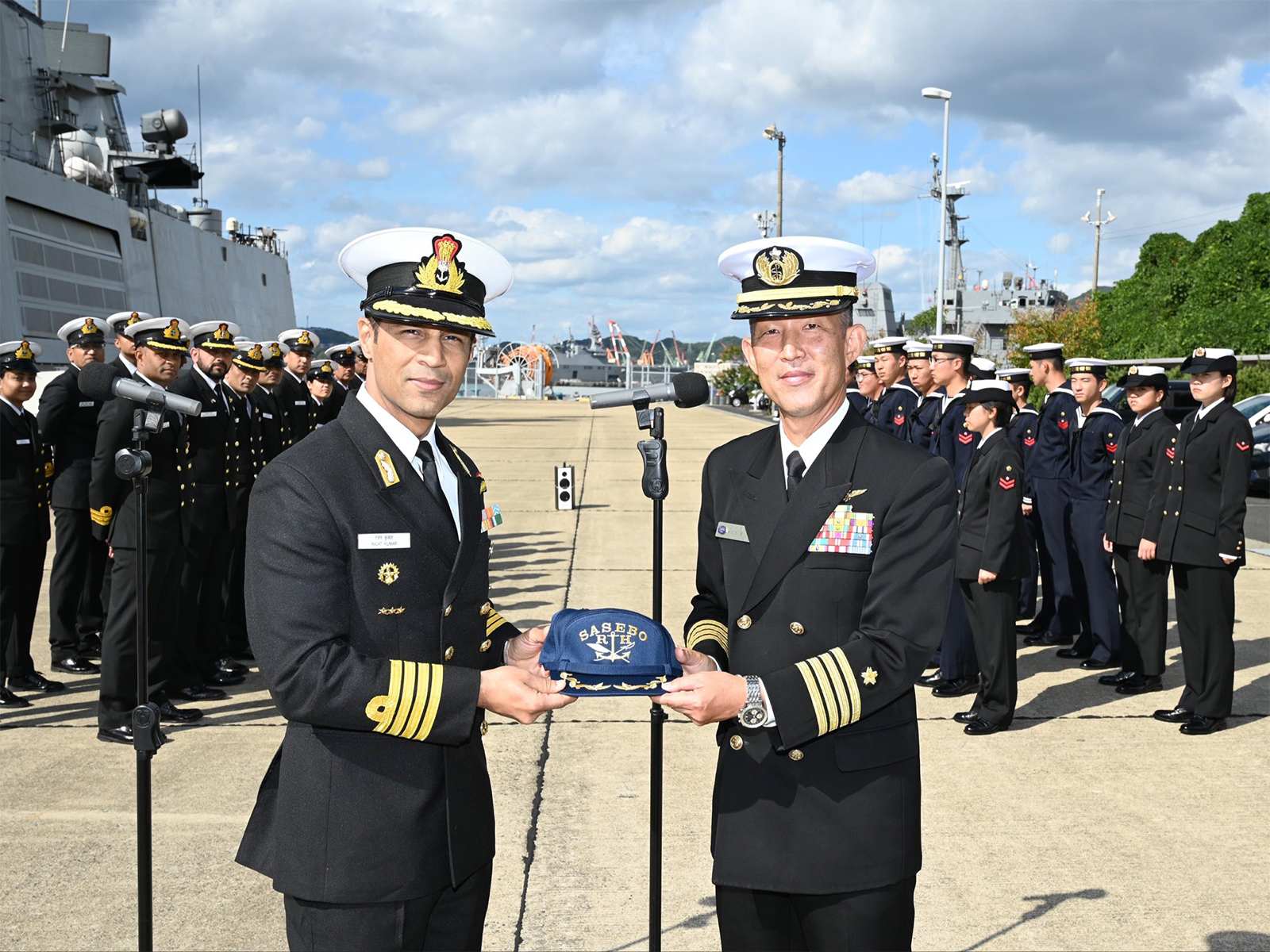 INS Sahyadri makes port call at Sasebo (Photo/ X@IndianEmbTokyo)