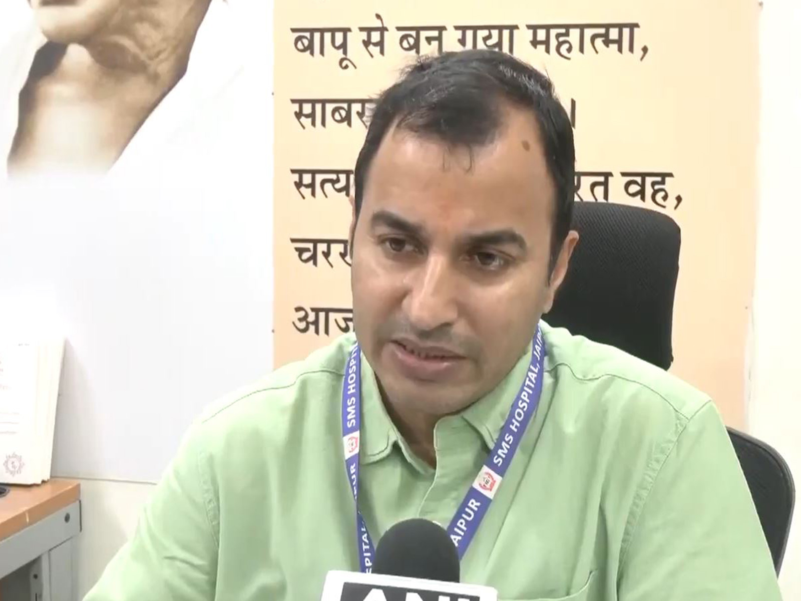 Dr Pradeep, Jaipur SMS Hospital (Photo/ANI)