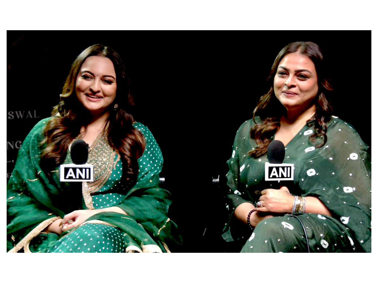 Actors Sonakshi Sinha and Shilpa Shirodkar (Image source: ANI)