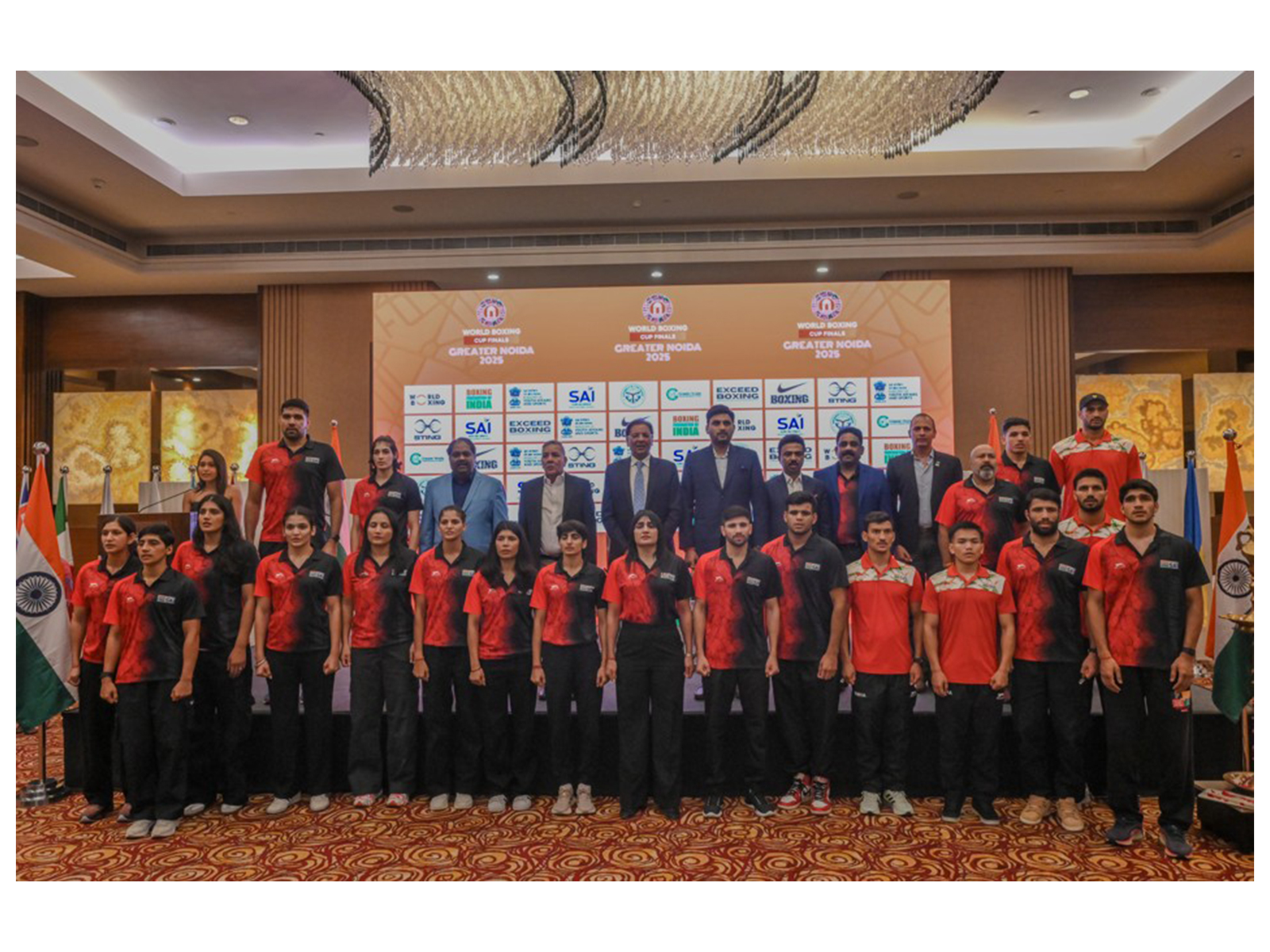 Ajay Singh, President of BFI along with the 20 Indian boxers (Photo: BFI) Ajay Singh, President of BFI along with the 20 Indian boxers (Photo: BFI)