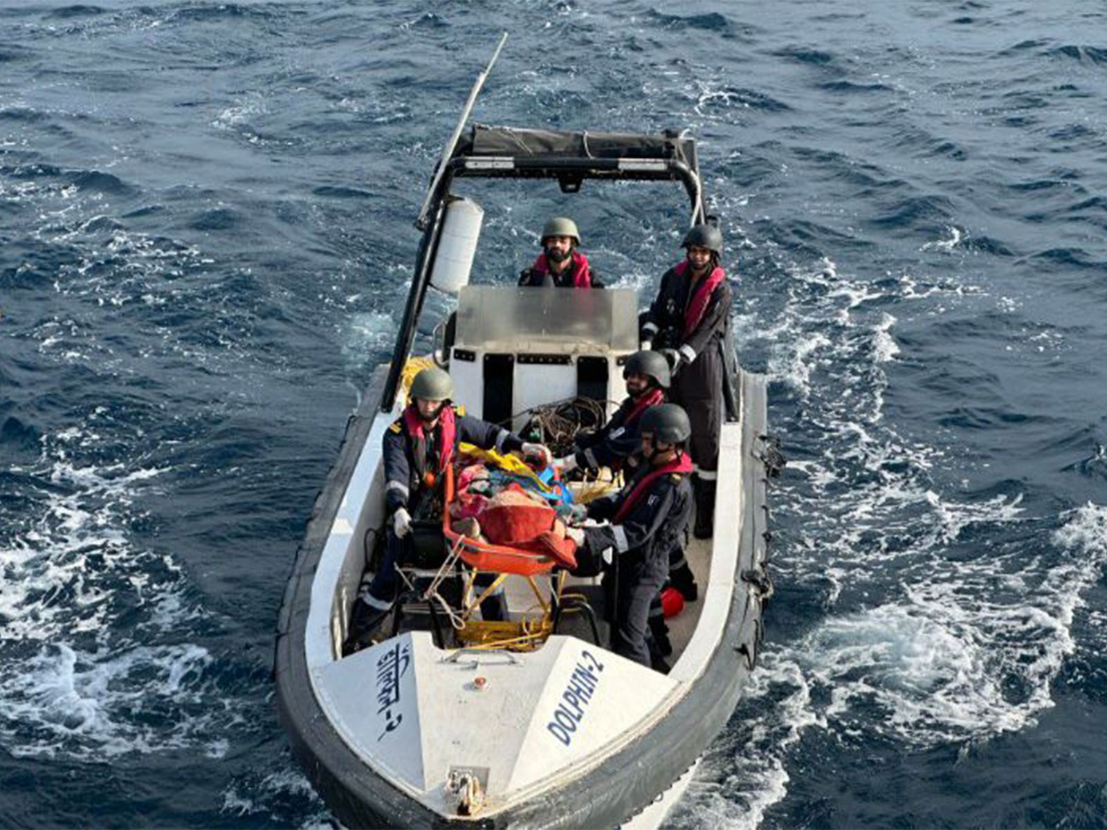 ICG rescues Iranian fisherman (Photo: X@IndiaCoastGuard)