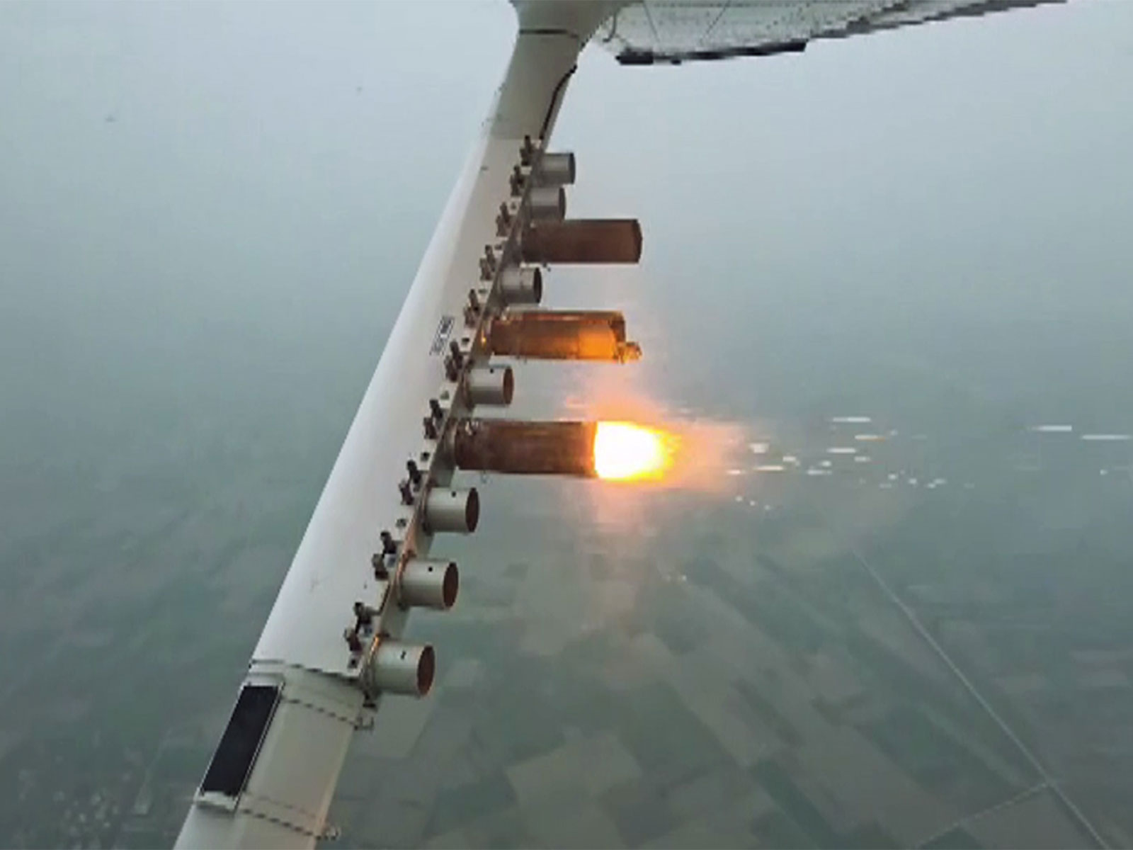 The second trial of cloud seeding was conducted in Delhi through Cessna Aircraft (Photo/ANI)