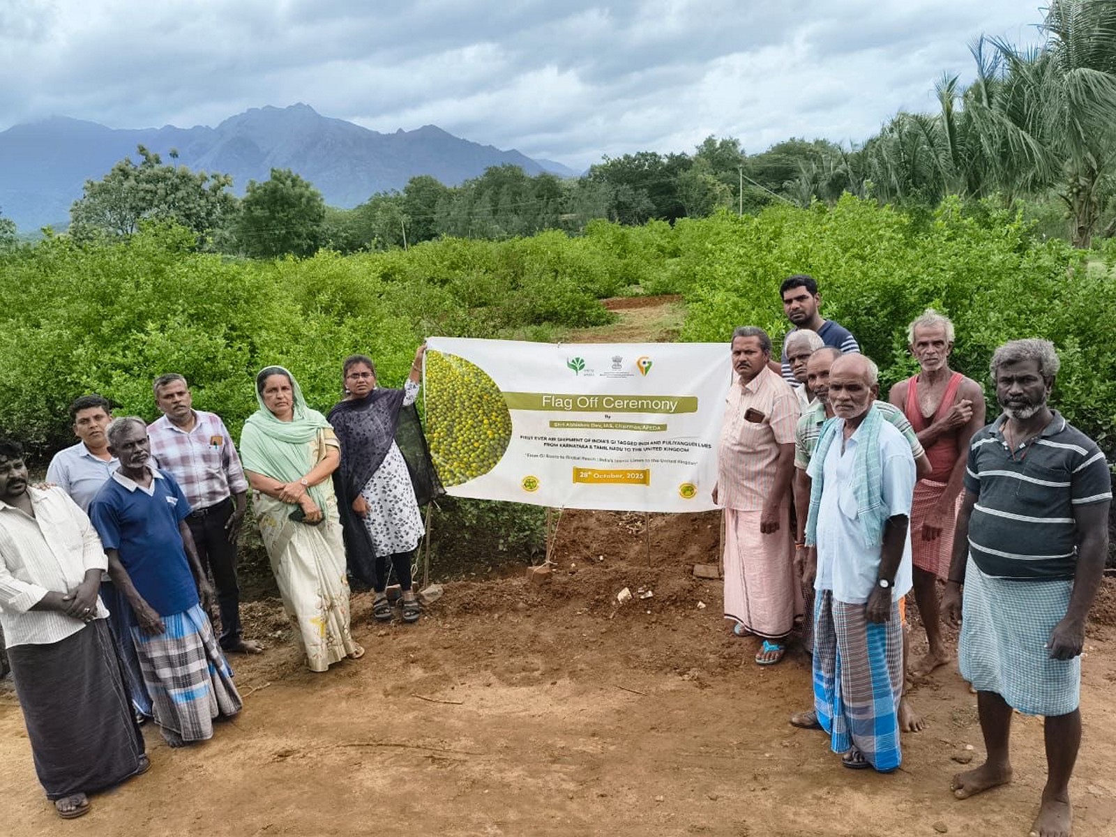 APEDA facilitates air shipment of GI-tagged Indi Lime and Puliyankudi Lime (Photo X/PiyushGoyal)