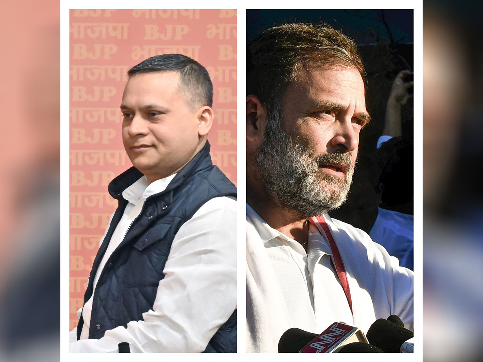 BJP IT Cell chief Amit Malviya and Lok Sabha Leader of Opposition Rahul Gandhi (File Photo/ANI)