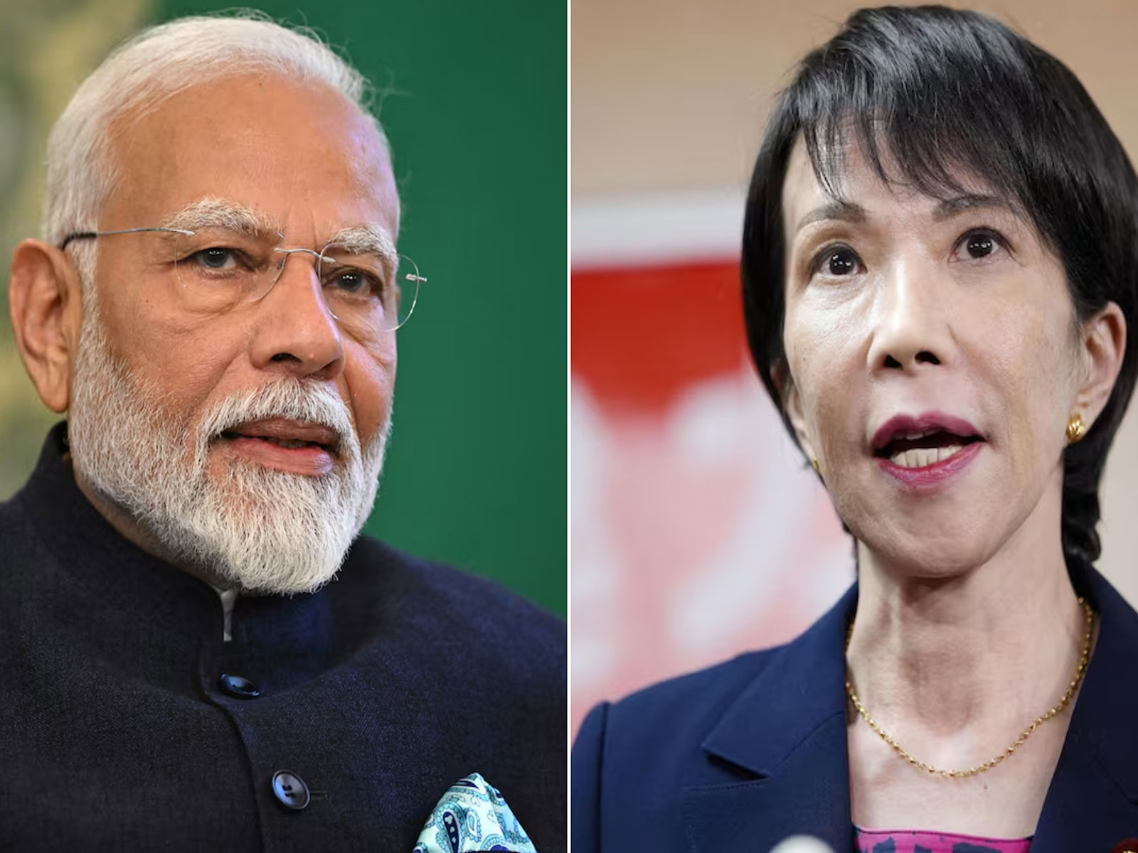 PM Modi and Japanese PM Takaichi (File Photos/ Reuters)