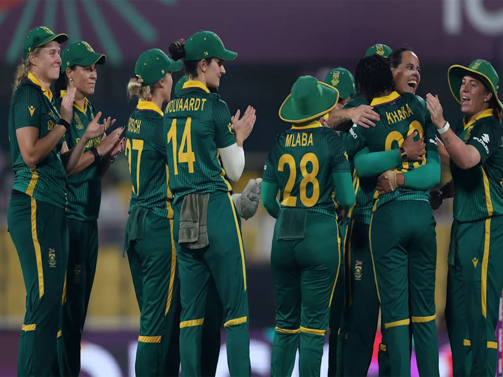 South Africa women's team. (Photo: ICC)