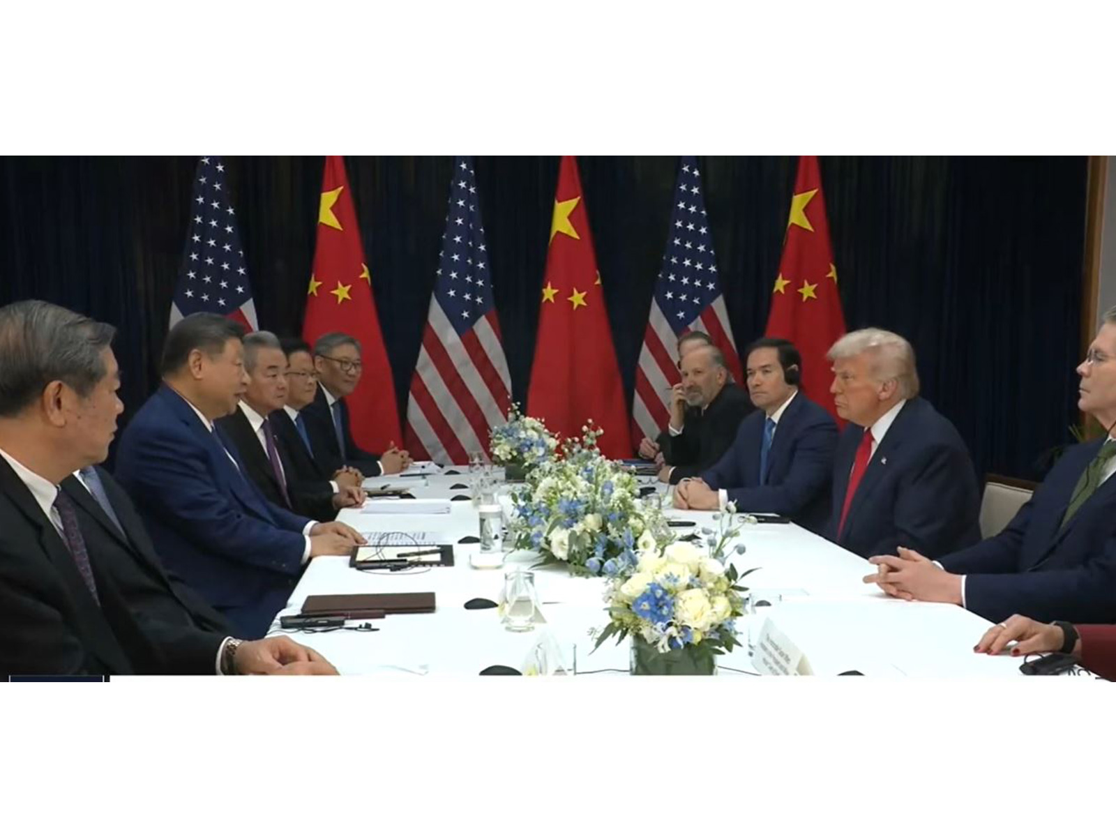 US President Donald Trump meets Chinese President Xi Jinping in Busan (Image: The White House)