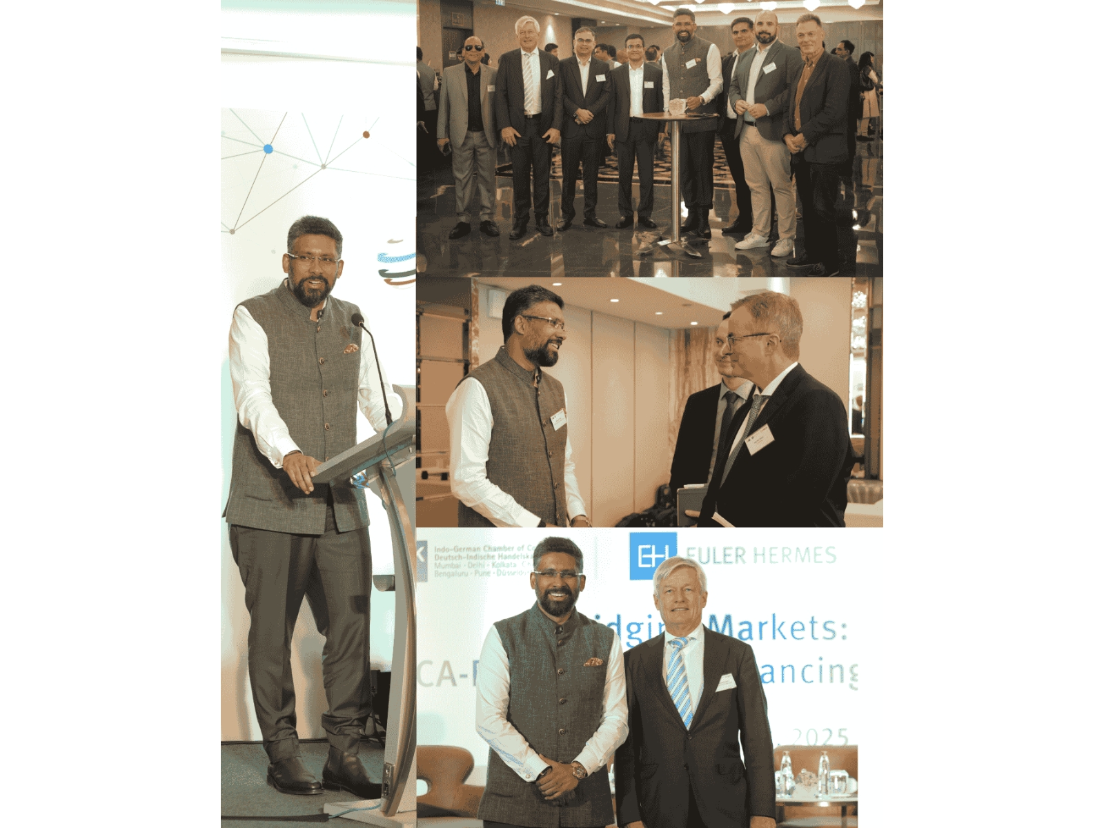 Vishwa Samudra’s MD, Shivdutt Das, showcases ECA-backed Export Financing models at the European Credit Agencies Conference