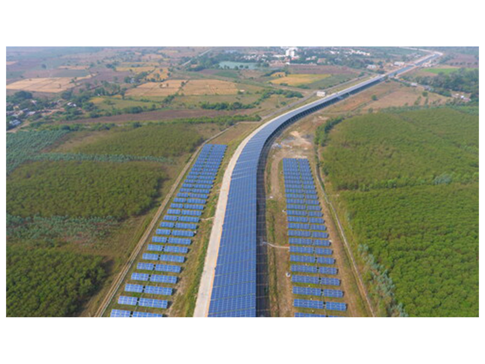 Asia’s largest canal-top solar plant — Narmada Canal Top, Gujarat (Capacity: 15 MW)