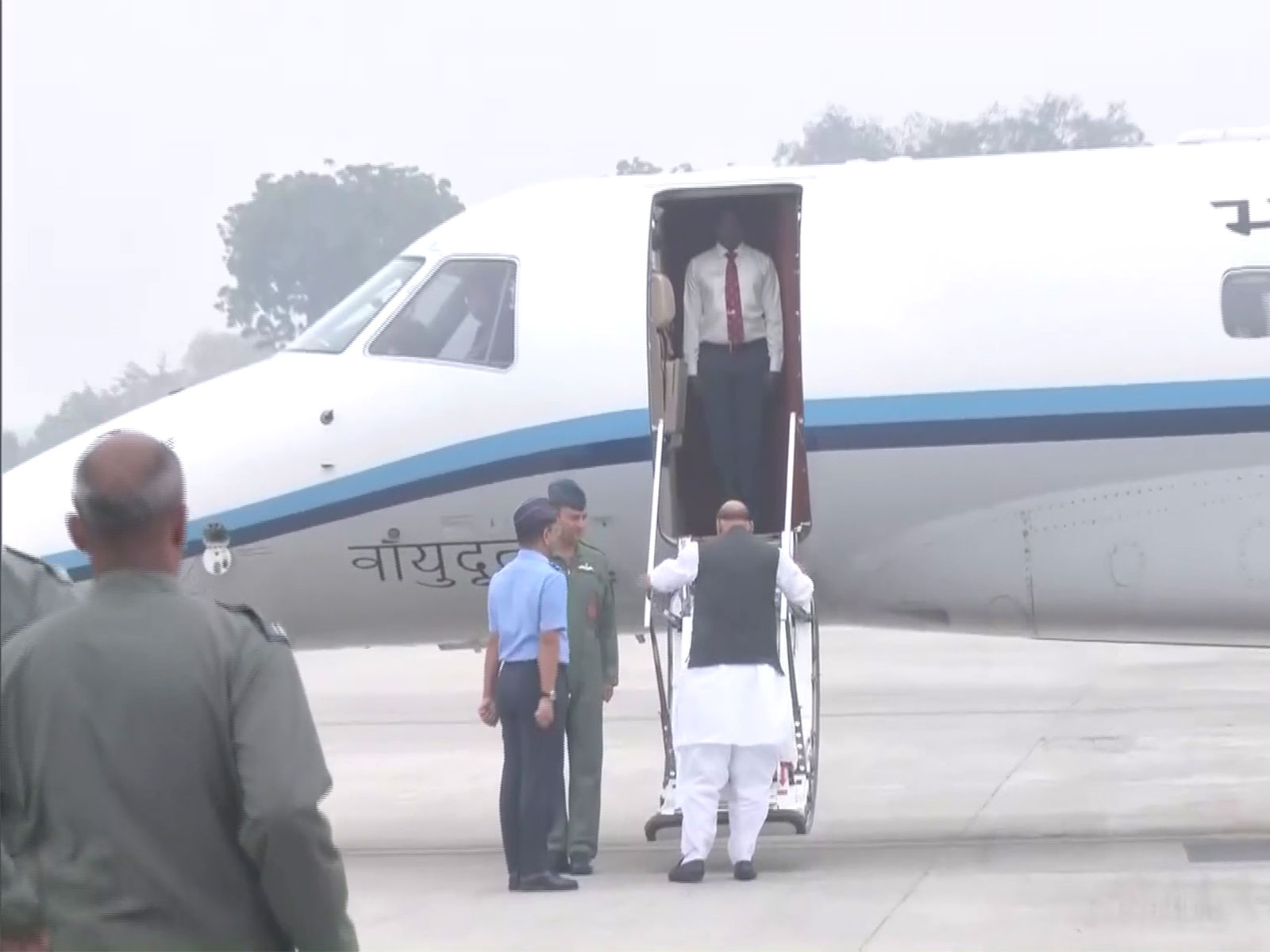 Defence Minister Rajnath Singh departs for Kuala Lumpur to attend the 12th ASEAN Defence Ministers’ Meeting Plus. (Photo/ANI)