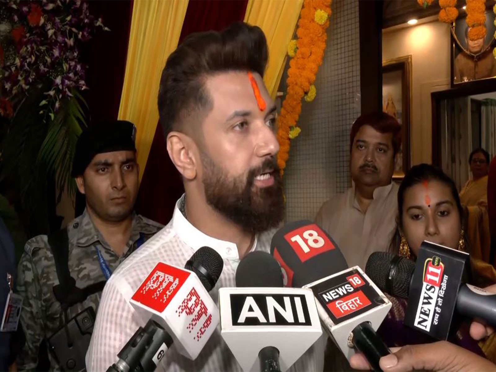 Union Minister and LJP (Ram Vilas) chief Chirag Paswan. (Photo/ANI)