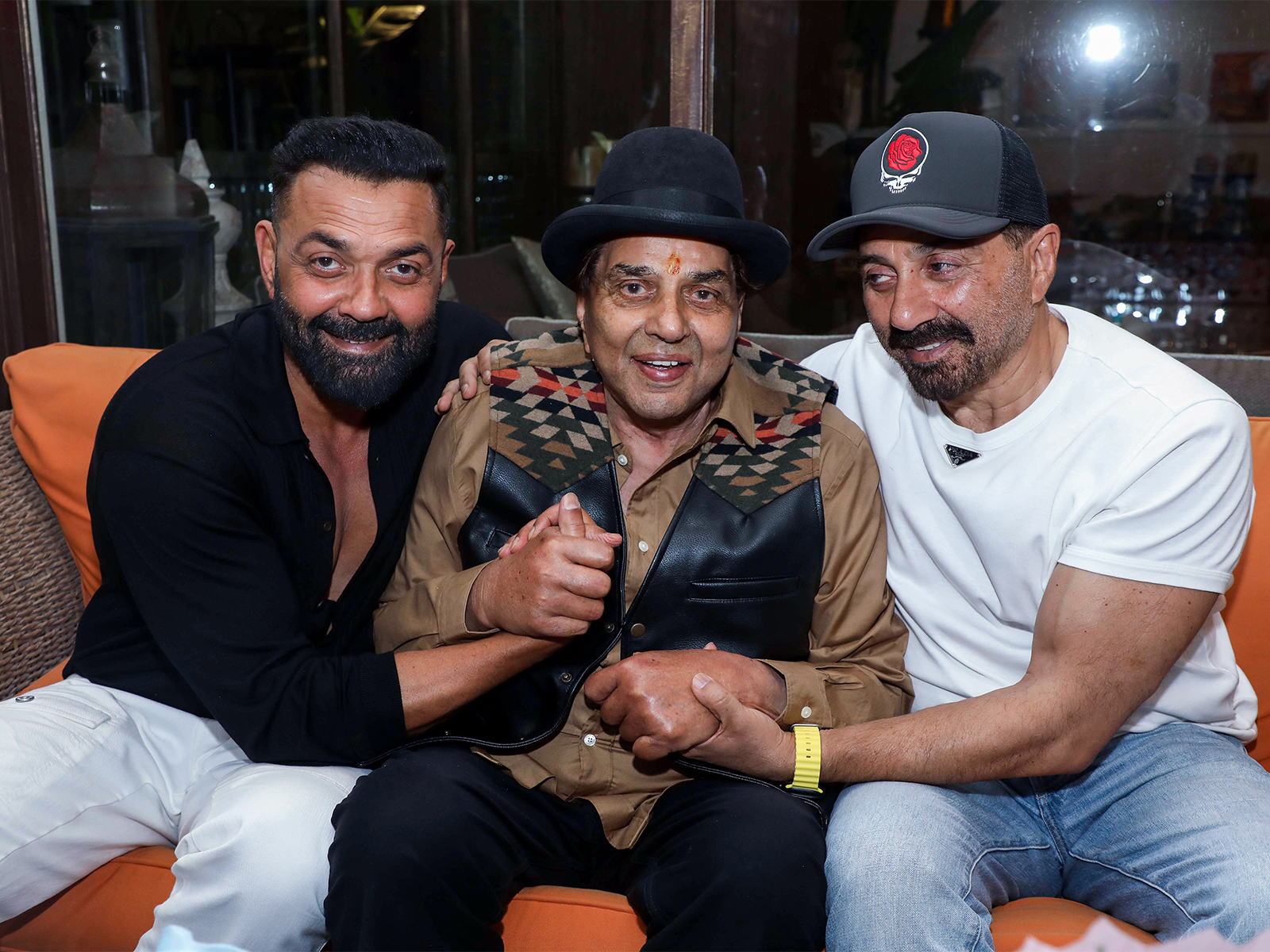 Sunny Deol, Bobby Deol hail Dharmendra in 'Ikkis' trailer (File photo: ANI)