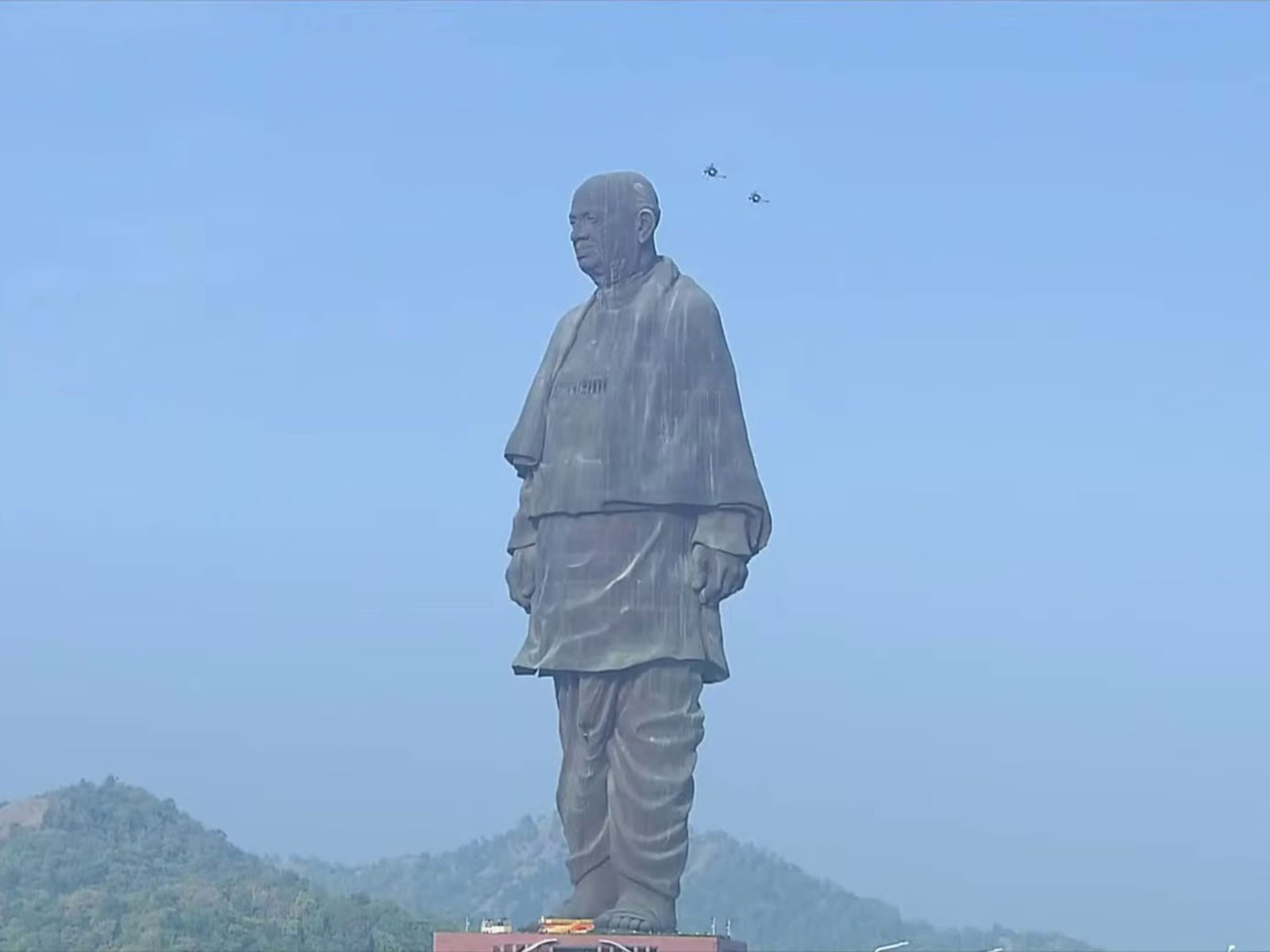Statue of Sardar Vallabhbhai Patel named as 'Statue of Unity' (File Photo/ANI)