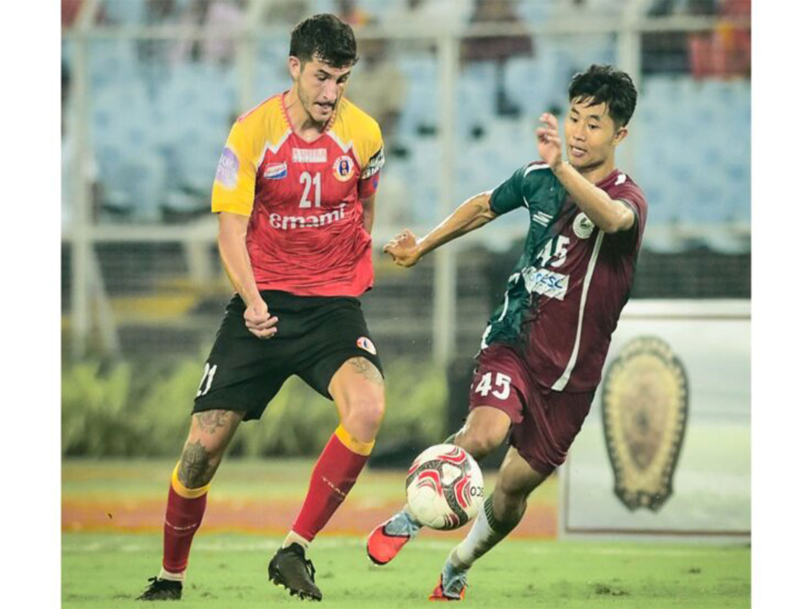 East Bengal FC players in action. (Photo/AIFF)