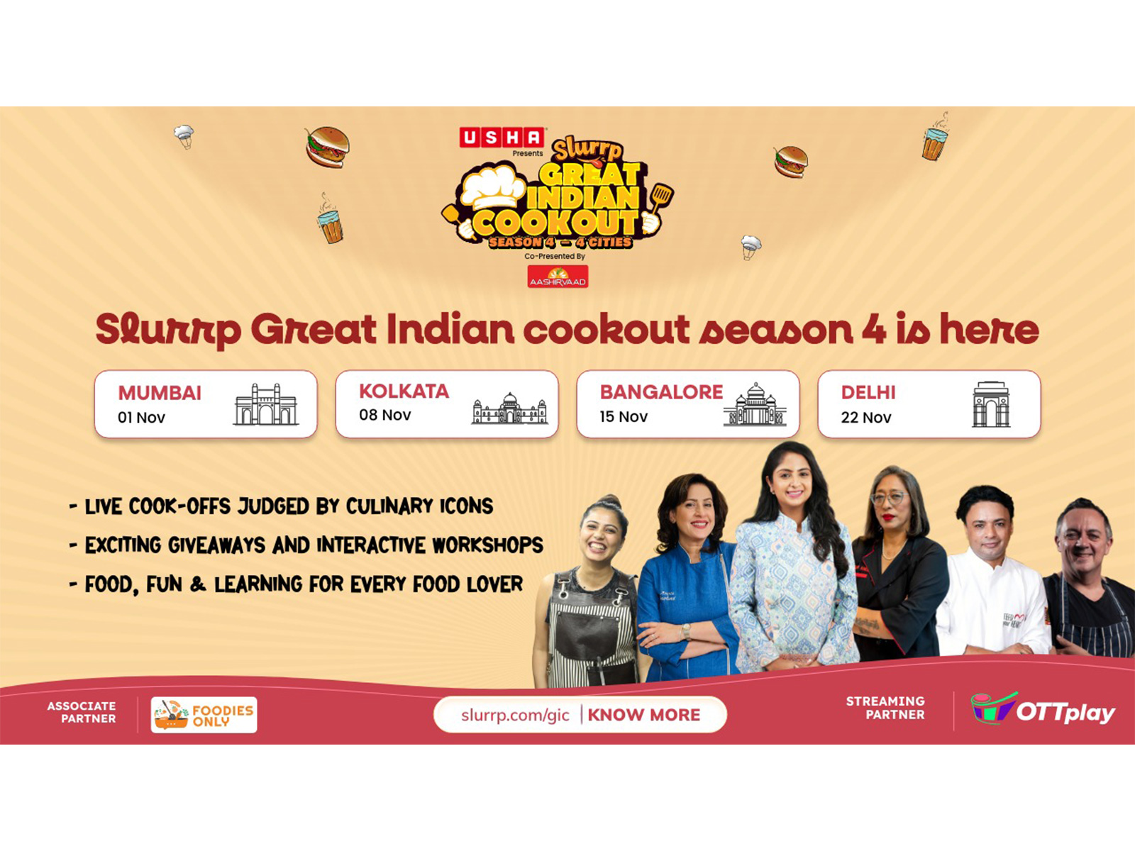 India’s largest home chef community brings the ‘Gully to Gourmet’ theme to life with 8 lakh+ passionate home chefs across Mumbai, Kolkata, Bengaluru, and Delhi