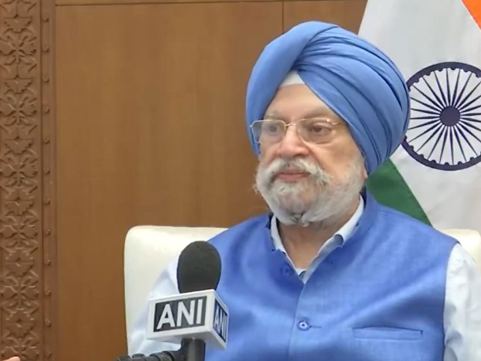 Union Petroleum and Natural Gas Minister Hardeep Singh Puri (Photo/ANI)
