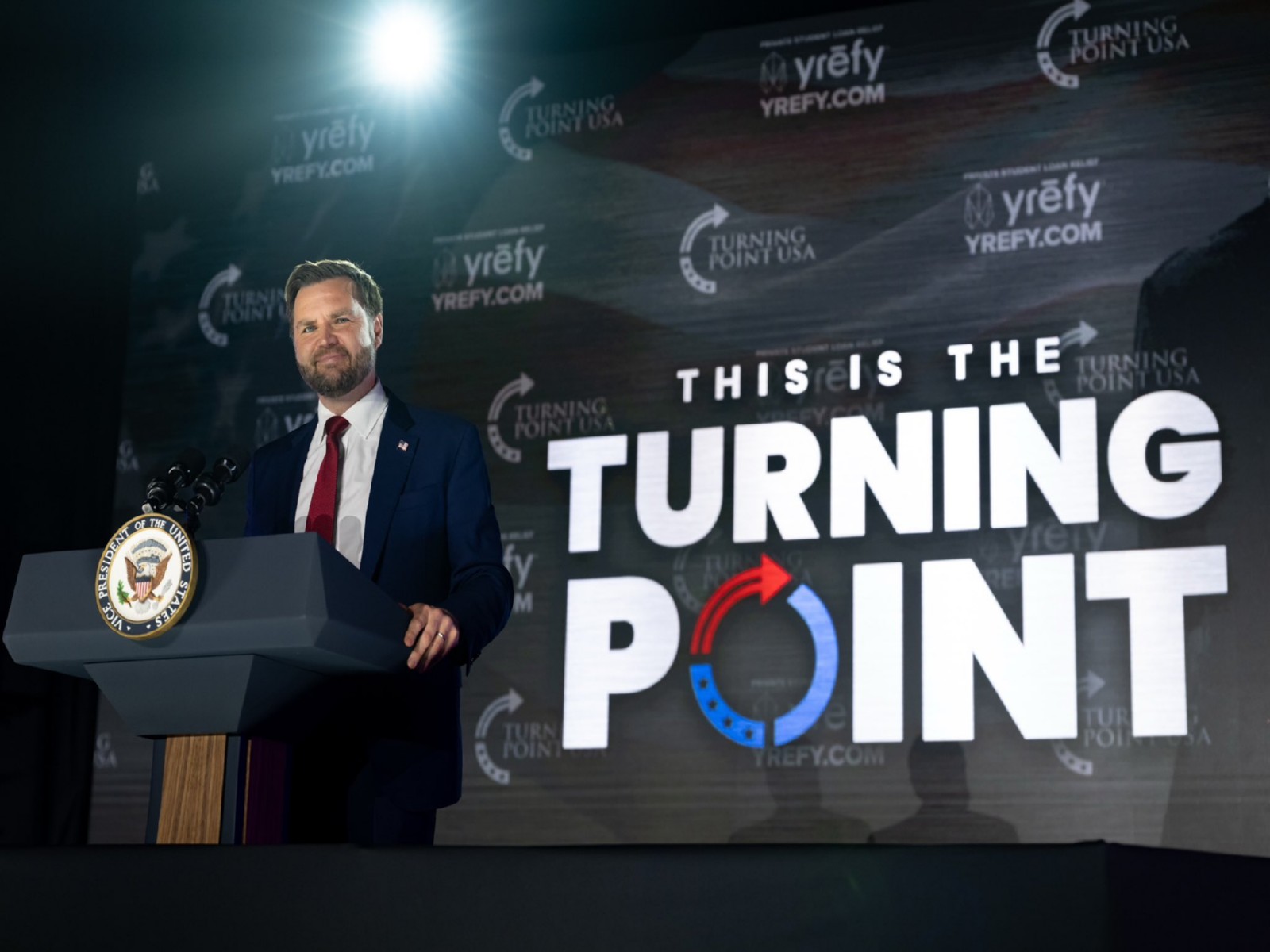 US Vice President JD Vance at Turning Point USA event (Photo: X@VP)
