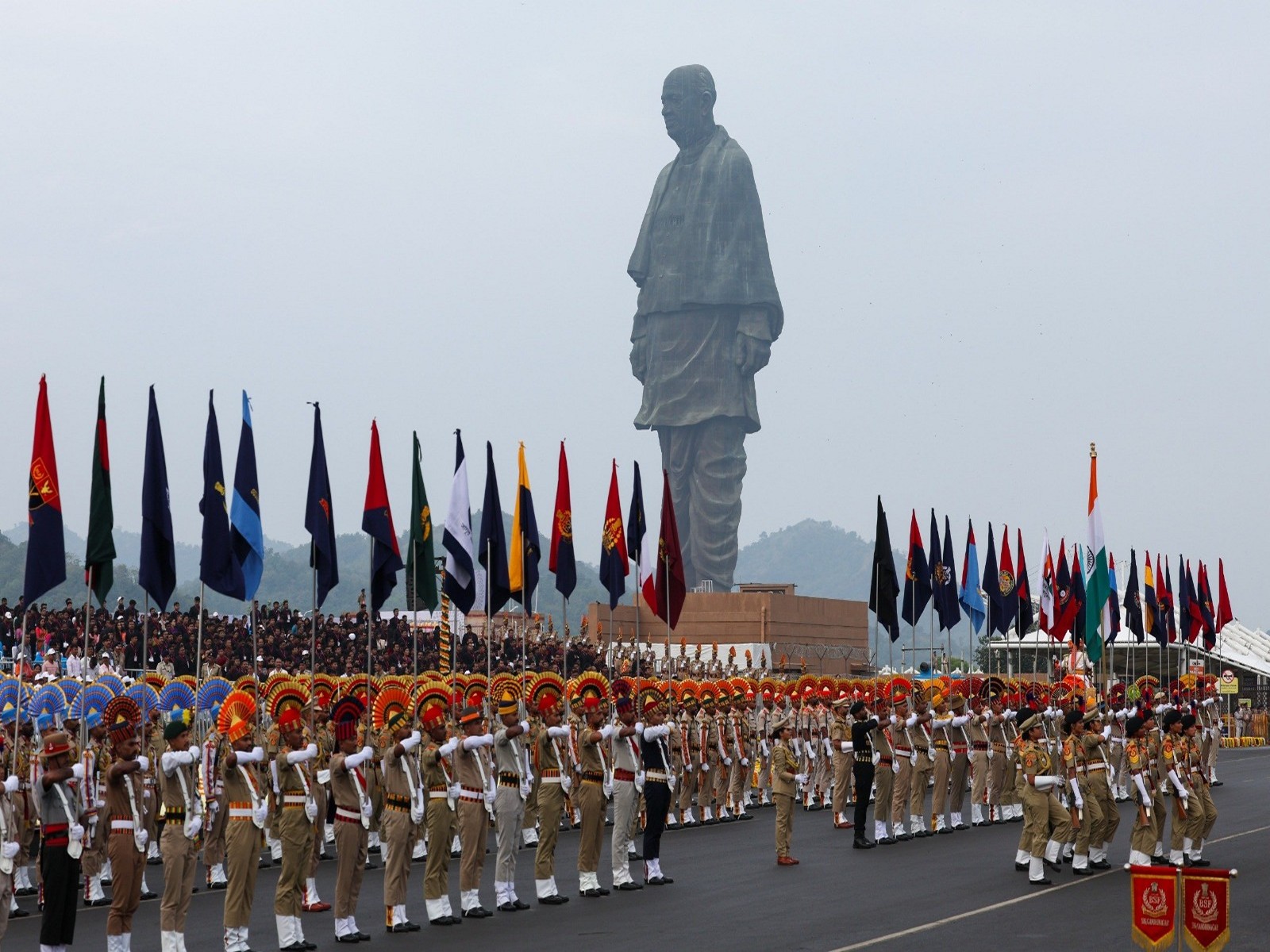 Ekta Parade was a grand occasion for CAPFs and State Police forces. (Photo/X/@narendramodi)