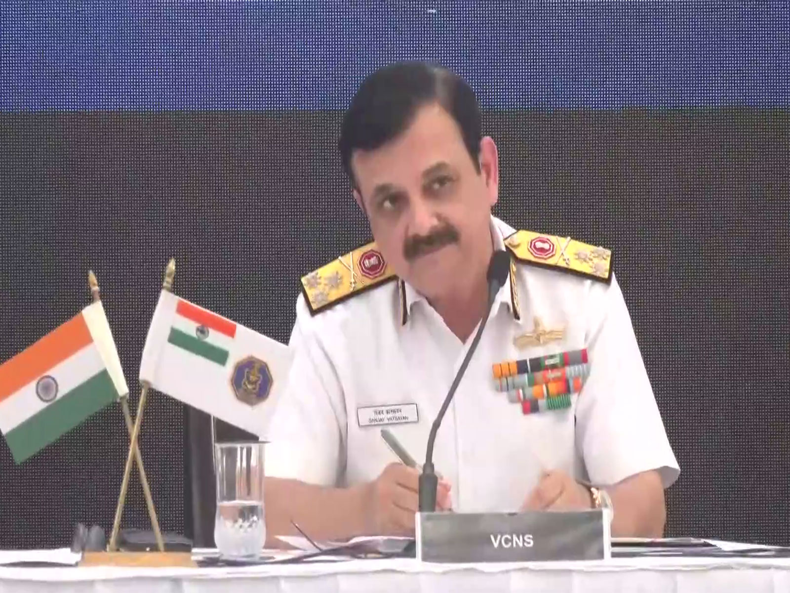 Navy Vice Chief Vice Admiral Sanjay Vatsayan (Photo/ANI)