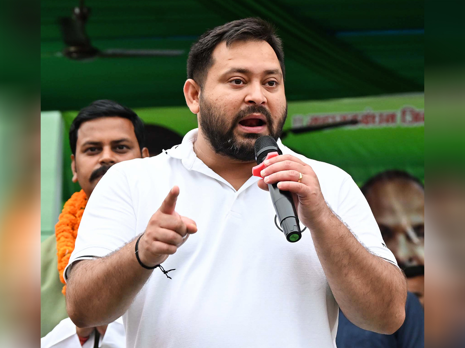 Mahagathbandhan CM candidate and RJD leader Tejashwi Yadav (File Photo/ANI)