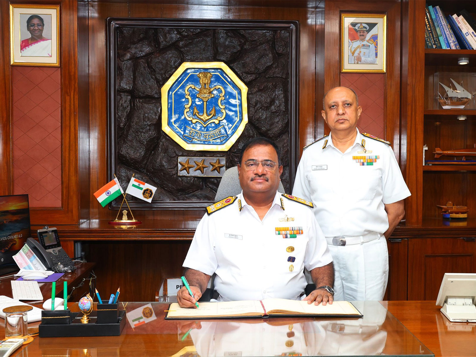 Vice Admiral B Sivakumar (Photo/@indiannavy)