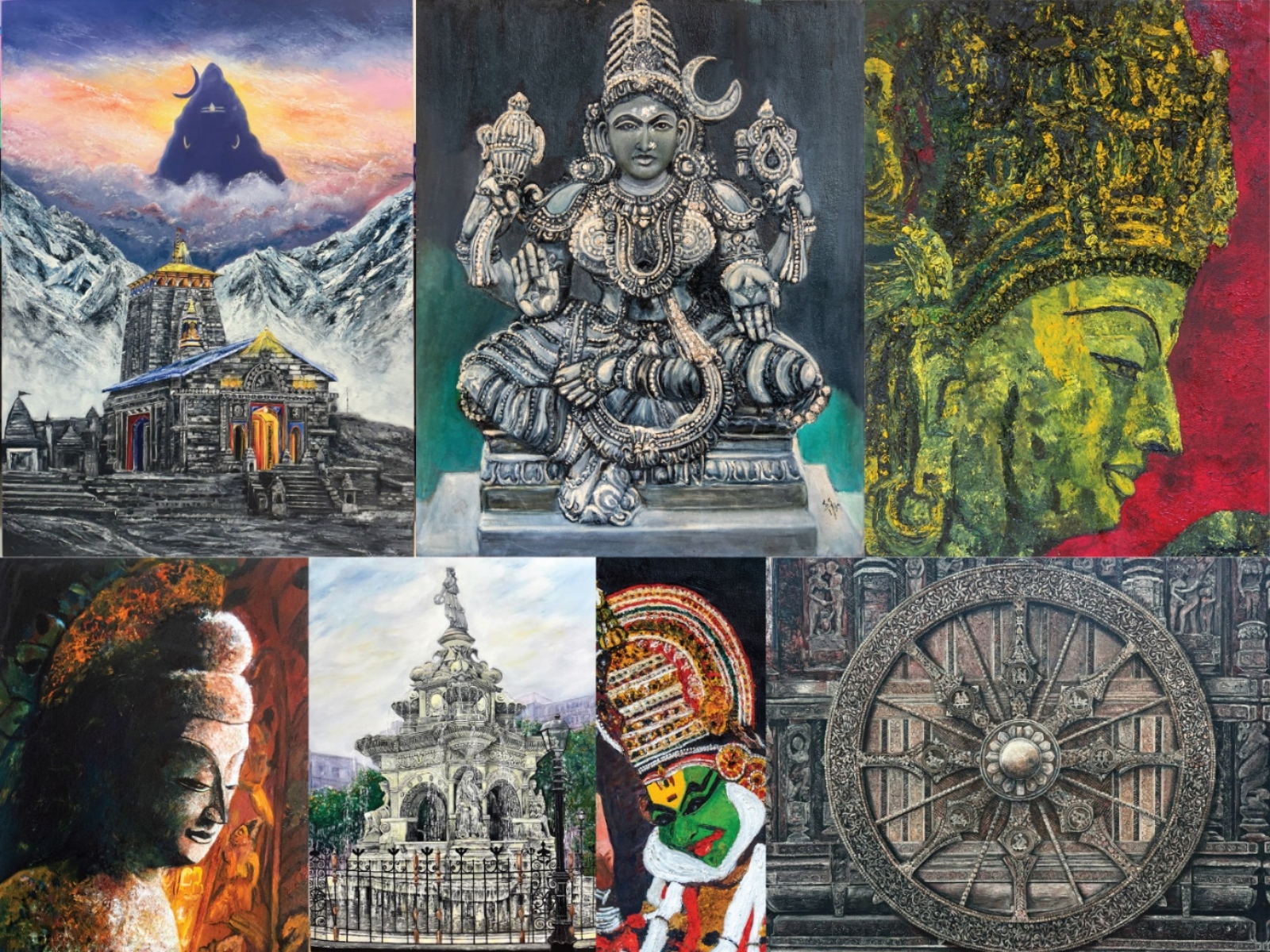 Dr. Sulochana Gawde and Dr. Harsh Thakker Explore Heritage and Nature in Art Show