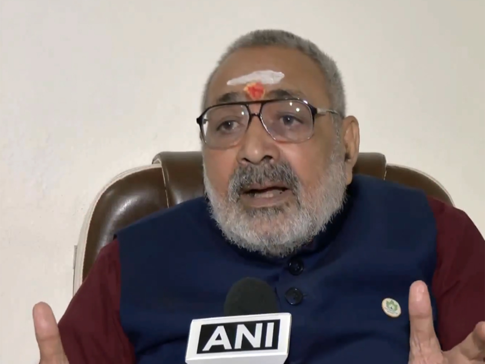 Union Minister Giriraj Singh (Photo/ANI)