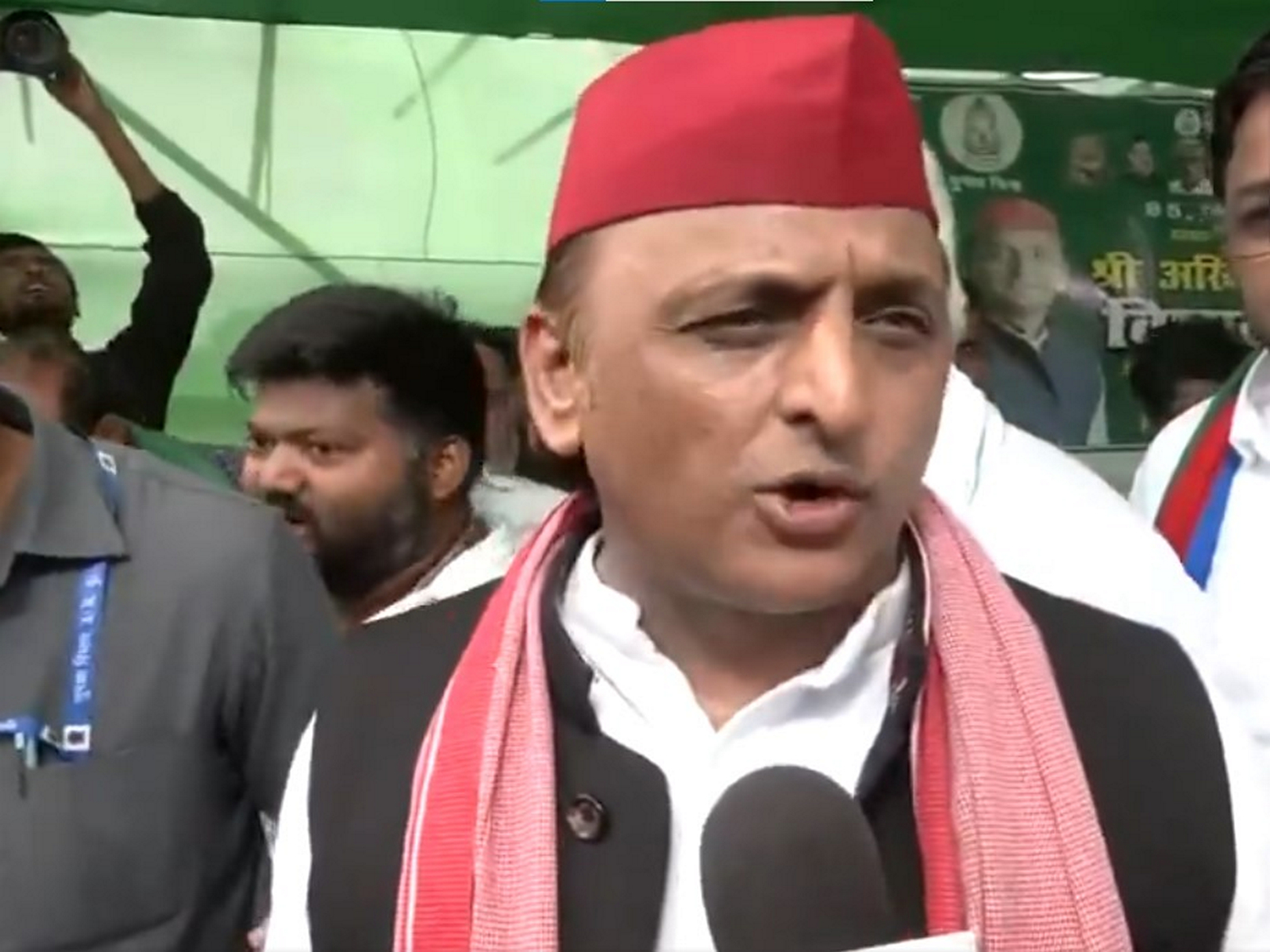 Samajwadi Party (SP) chief Akhilesh Yadav (Photo/ANI)