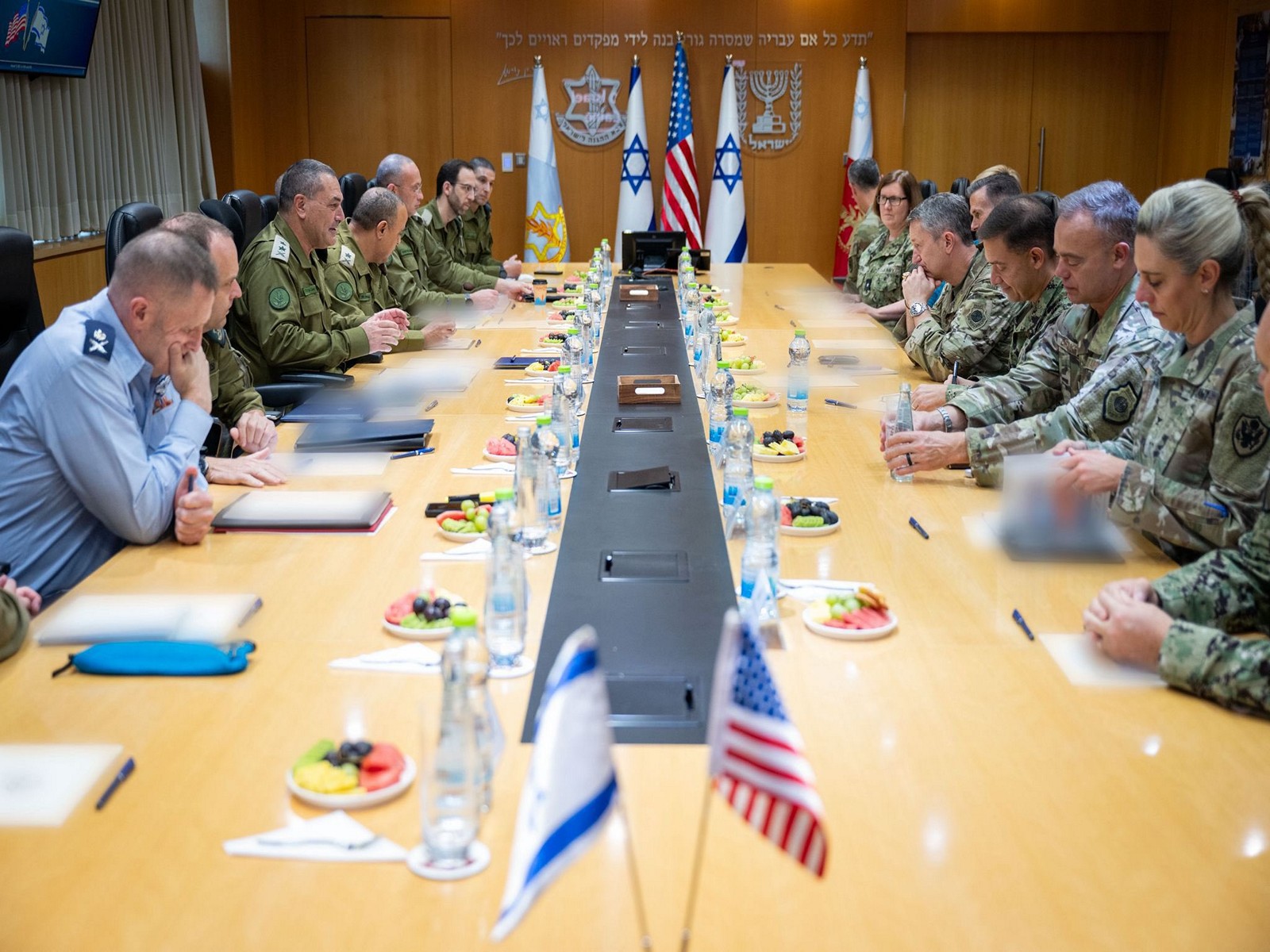 US Joint Chiefs Chair meets IDF Chief in Israel visit (Photo/X/@IDF)