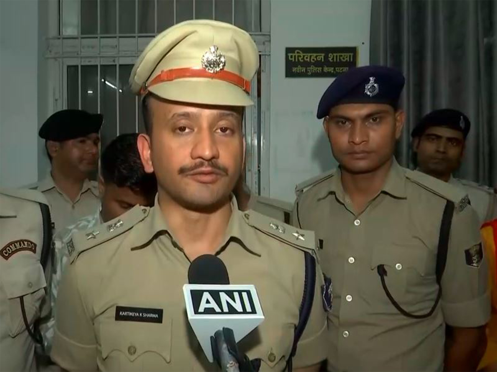 Patna Police SSP Kartikeya K Sharma (Photo/ANI)