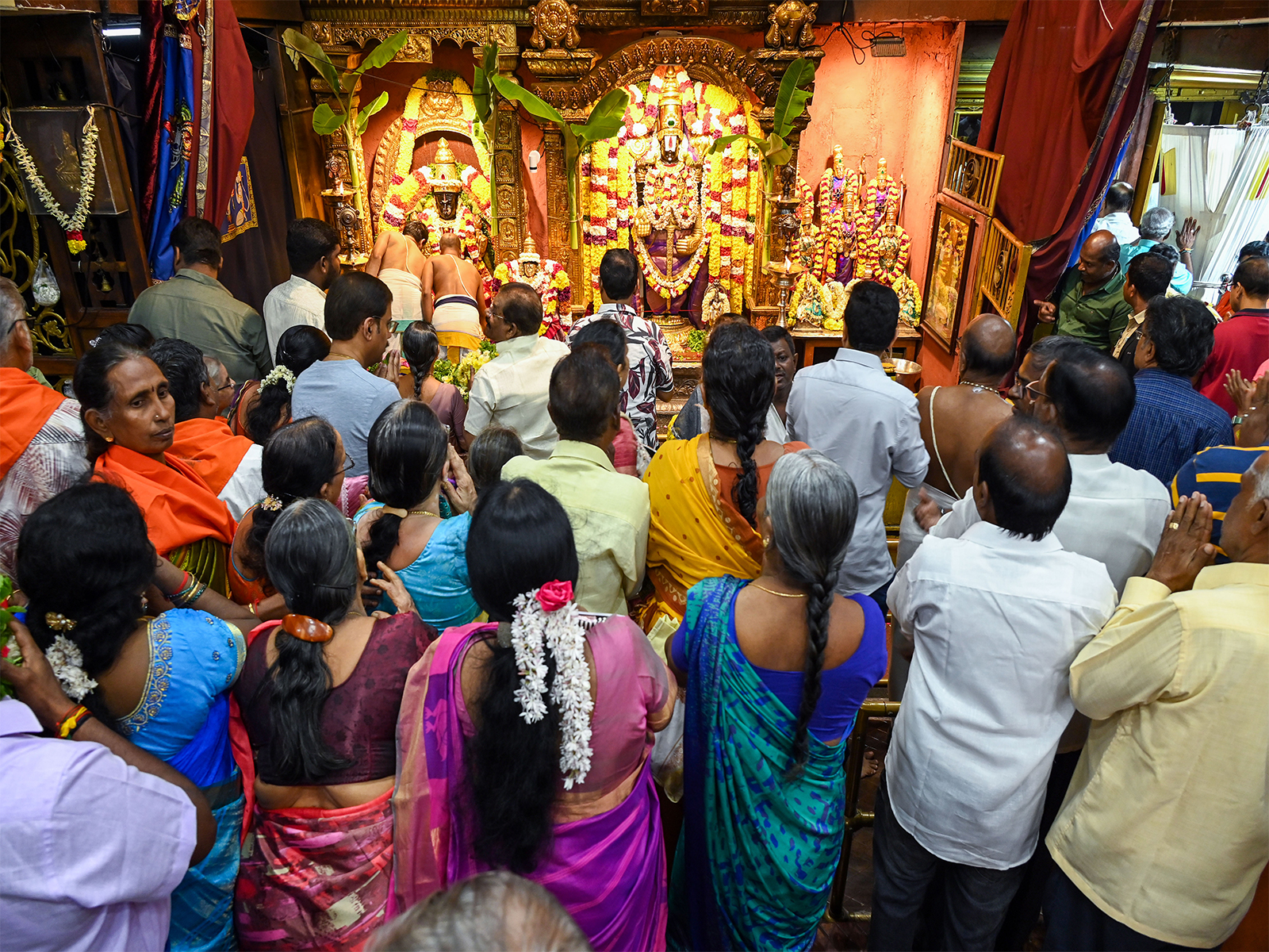Devotees offer prayers at the Tirumala Tirupati Devasthanams Temple (File Photo/ANI) Devotees offer prayers at the Tirumala Tirupati Devasthanams Temple (File Photo/ANI)