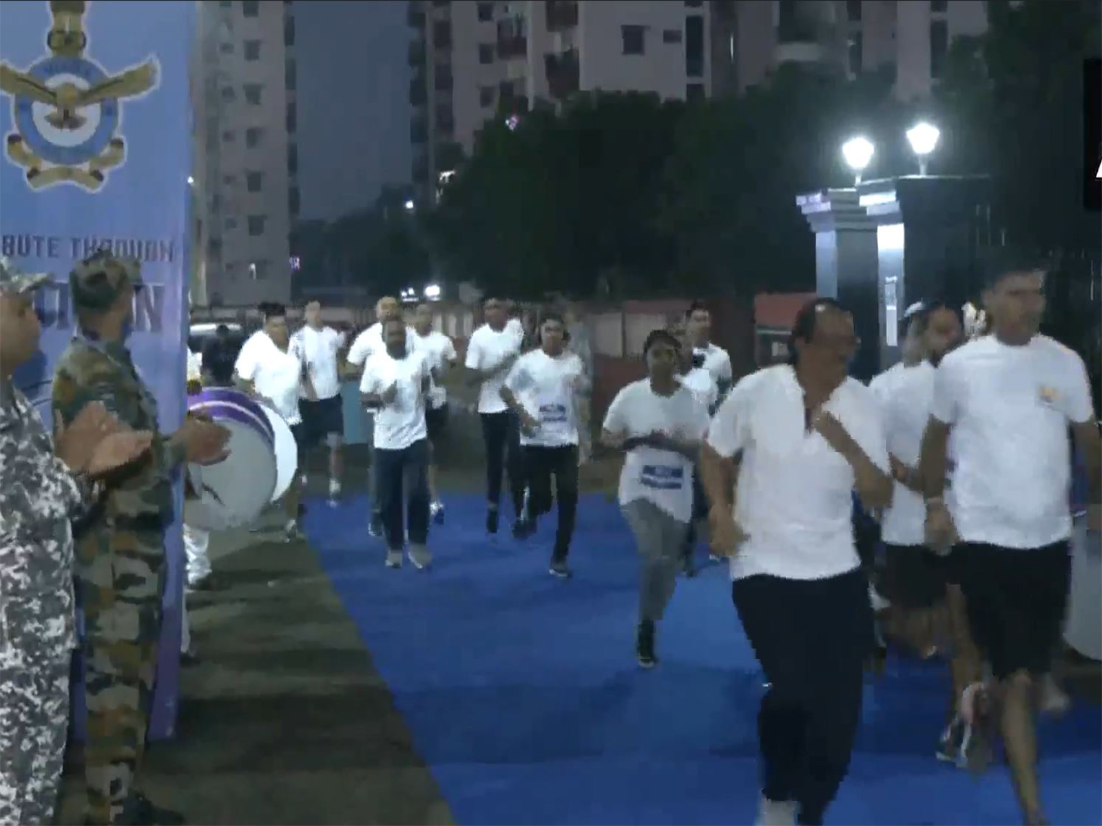 Over 800 runners join Sekhon IAF Marathon 2025 (Photo/ANI) Over 800 runners join Sekhon IAF Marathon 2025 (Photo/ANI)
