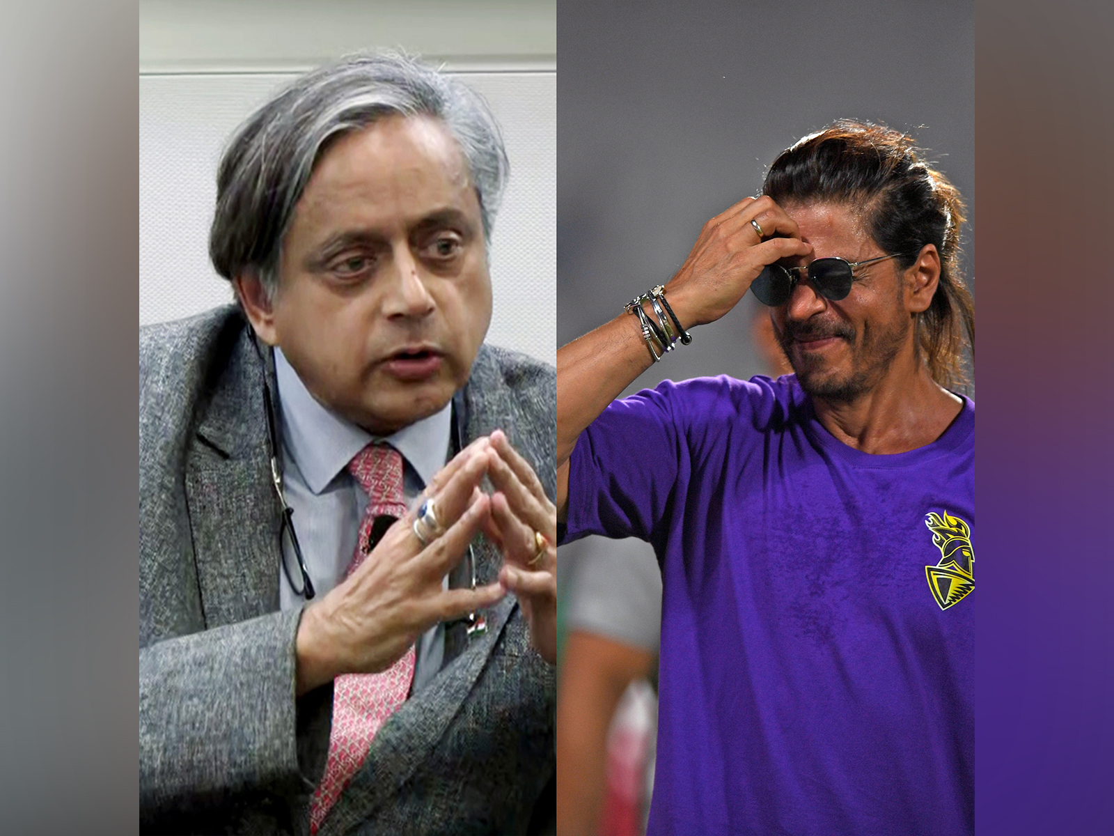 Shashi Tharoor wishes SRK on birthday (File photo: ANI)