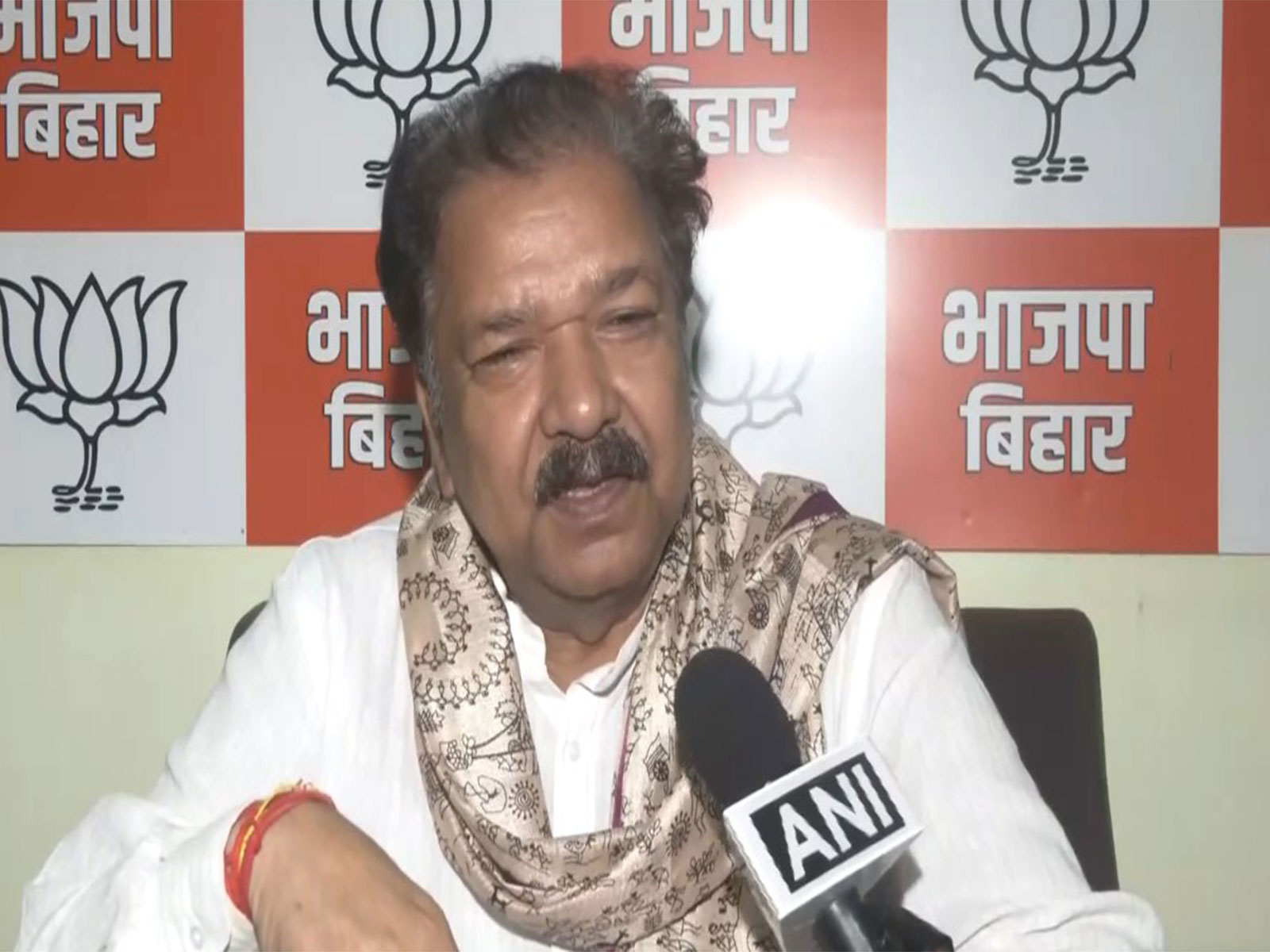 Bihar’s Bharatiya Janata Party (BJP) president Dilip Jaiswal (Photo/ANI)