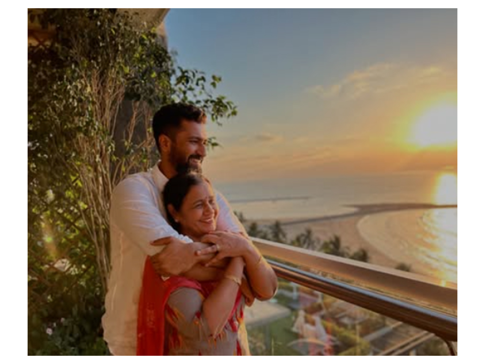 Vicky Kaushal with his mom (Image source: Vicky's Instagram)