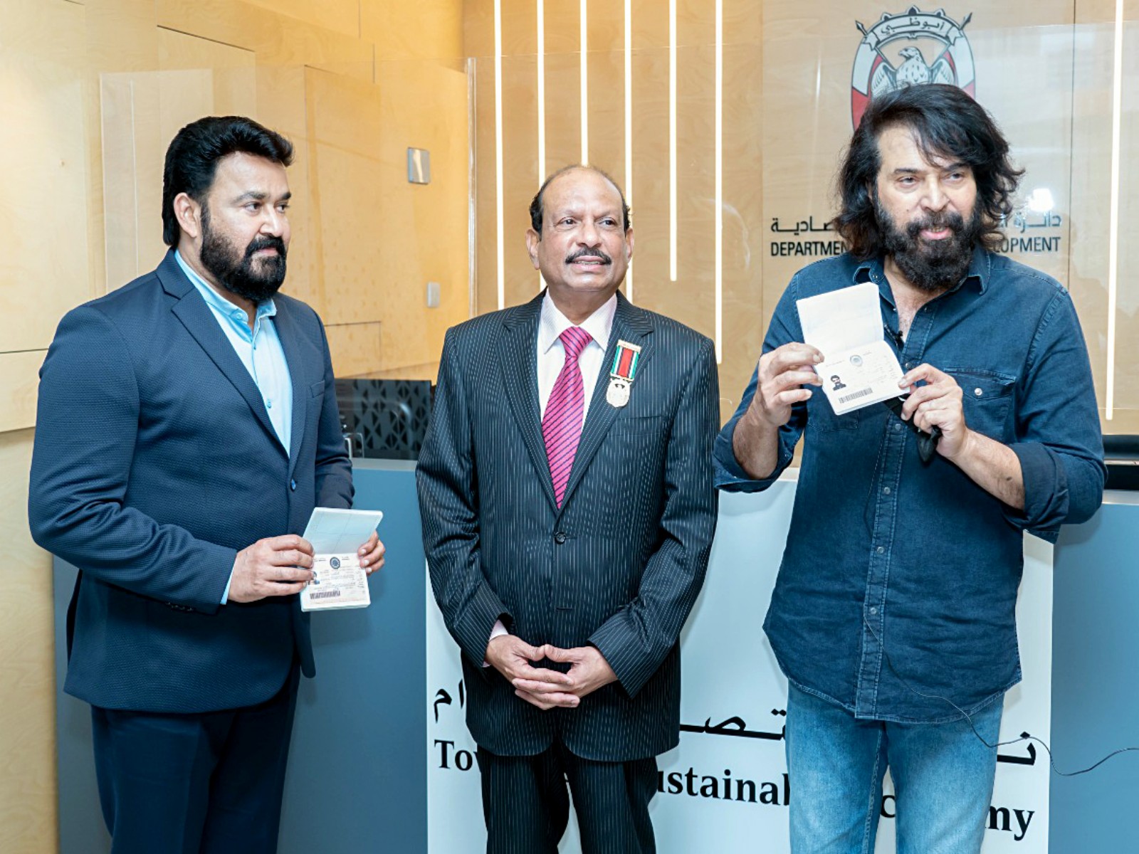 Actors  Mohanlal  and  Mammootty  (Image source: ANI)