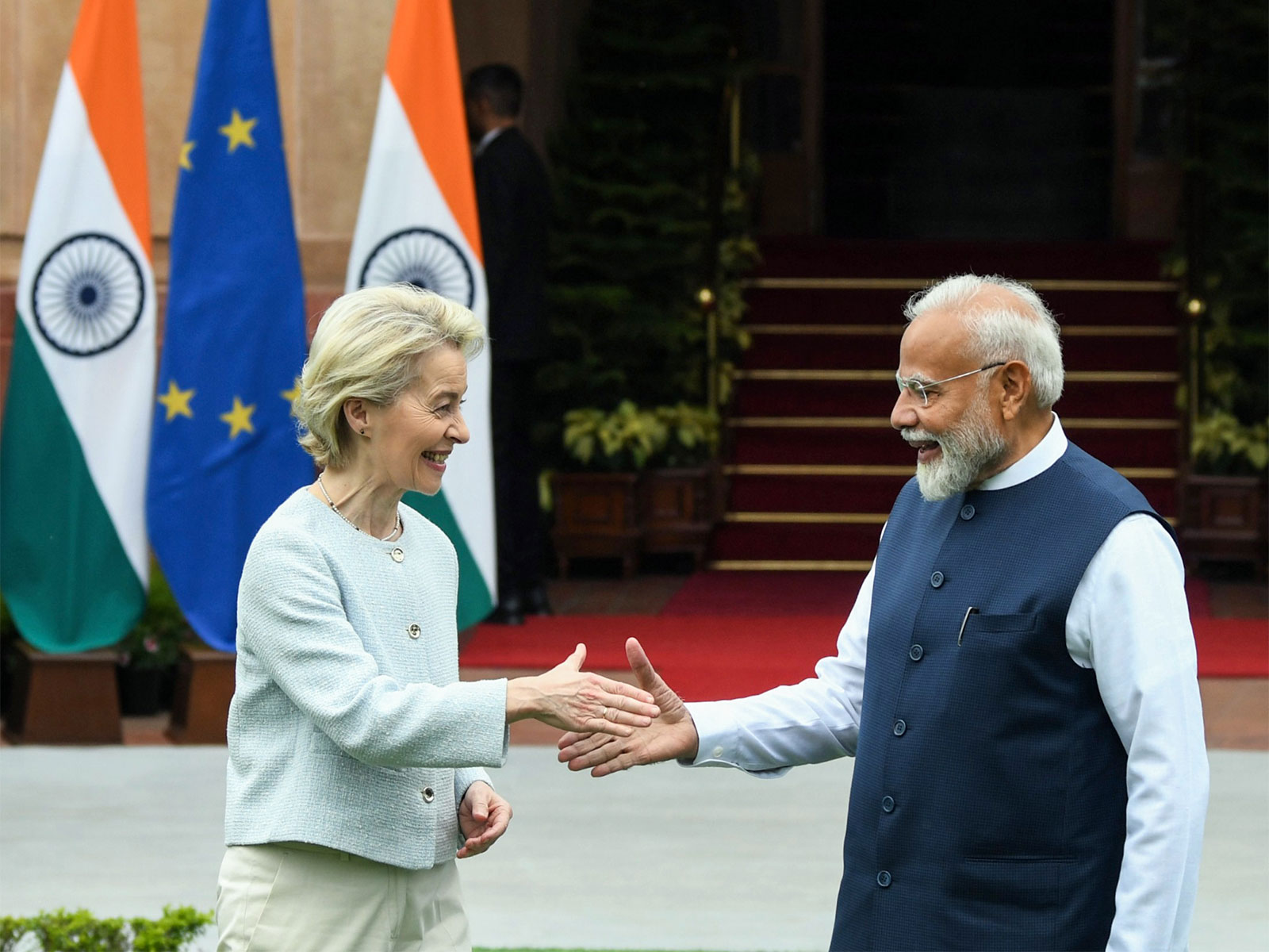 PM Modi with EU President Ursula von der Leyen (File Photo/ ANI)