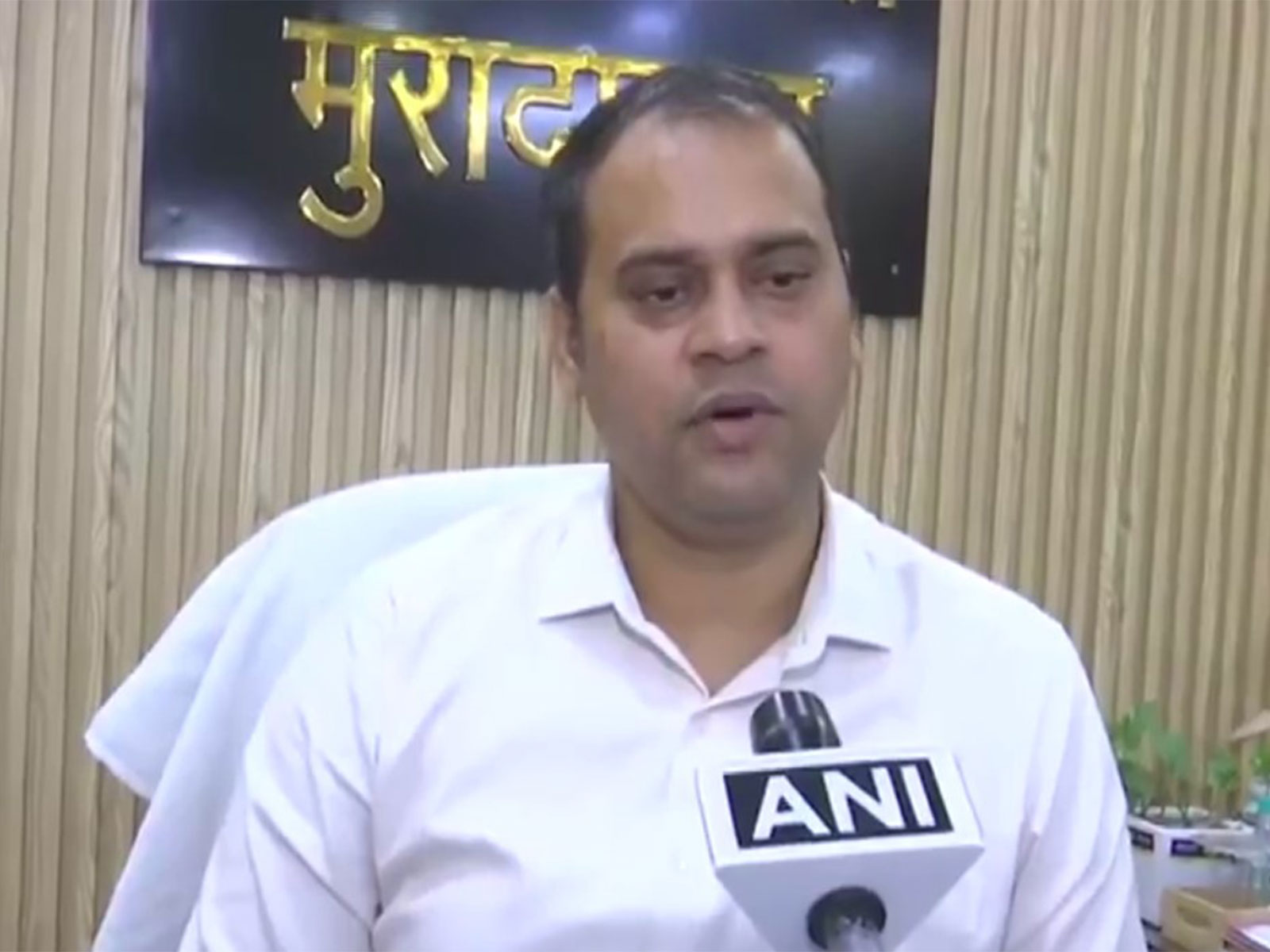 Moradabad District Collector Anuj Singh. (Photo/ANI)