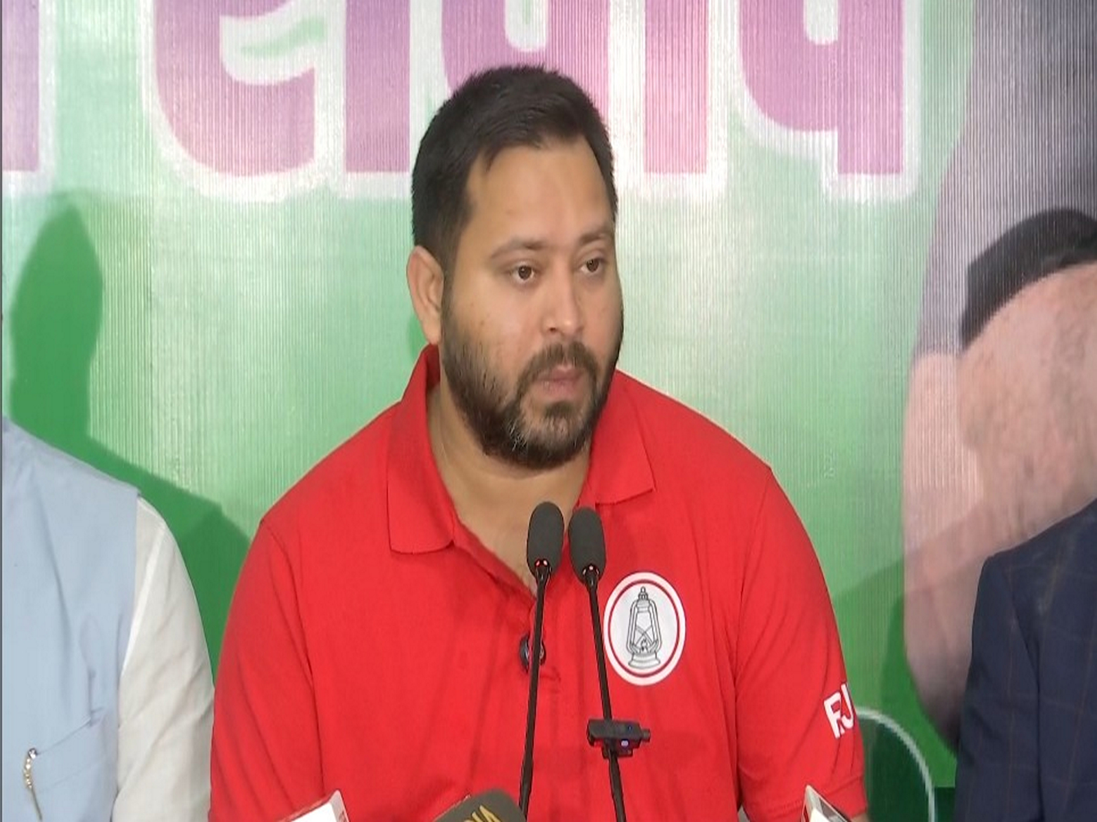 Mahagathbandhan’s Chief Minister’s face and Rashtriya Janata Dal (RJD) leader Tejashwi Yadav (Photo/ANI)